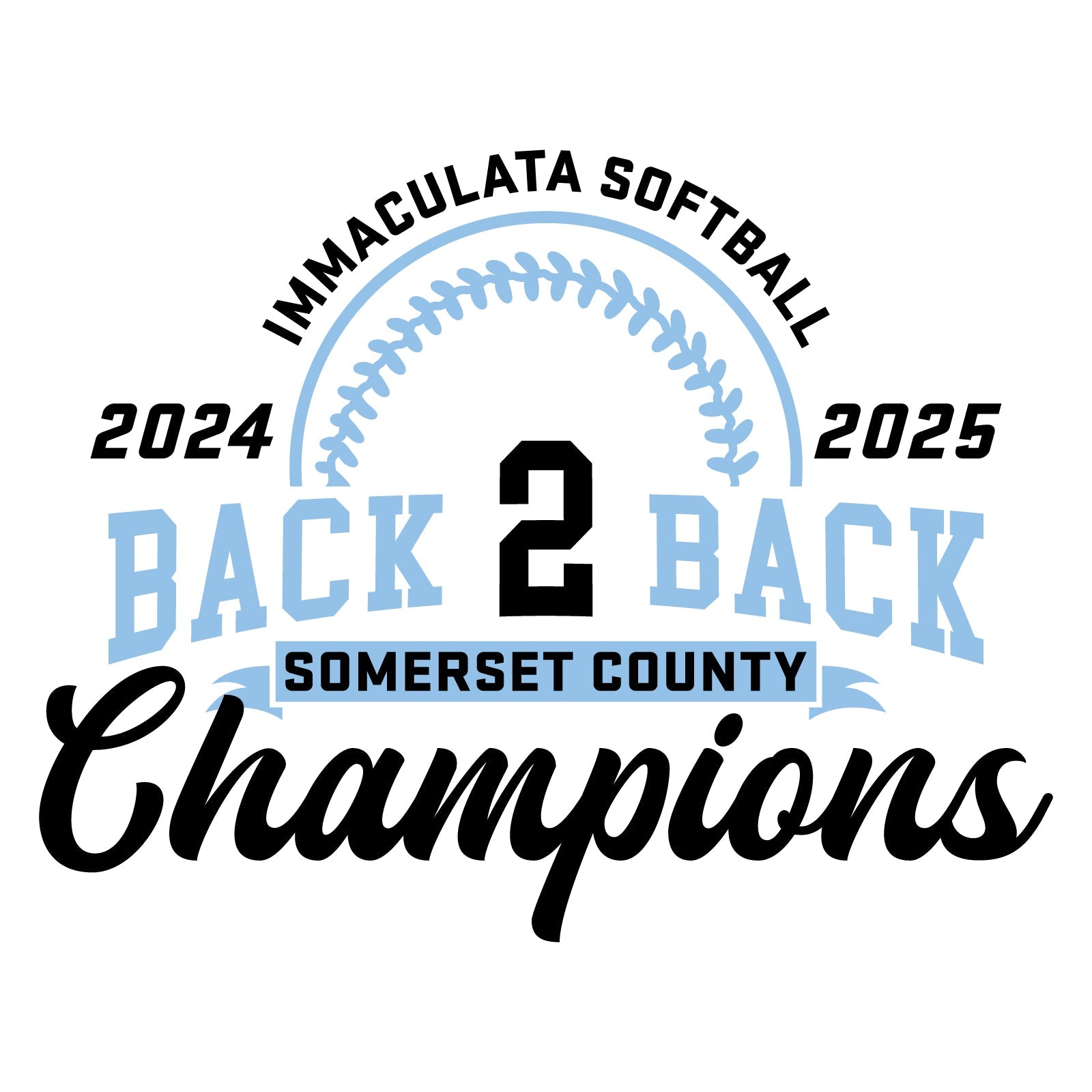 Immaculata H.S. Softball Conference Champions