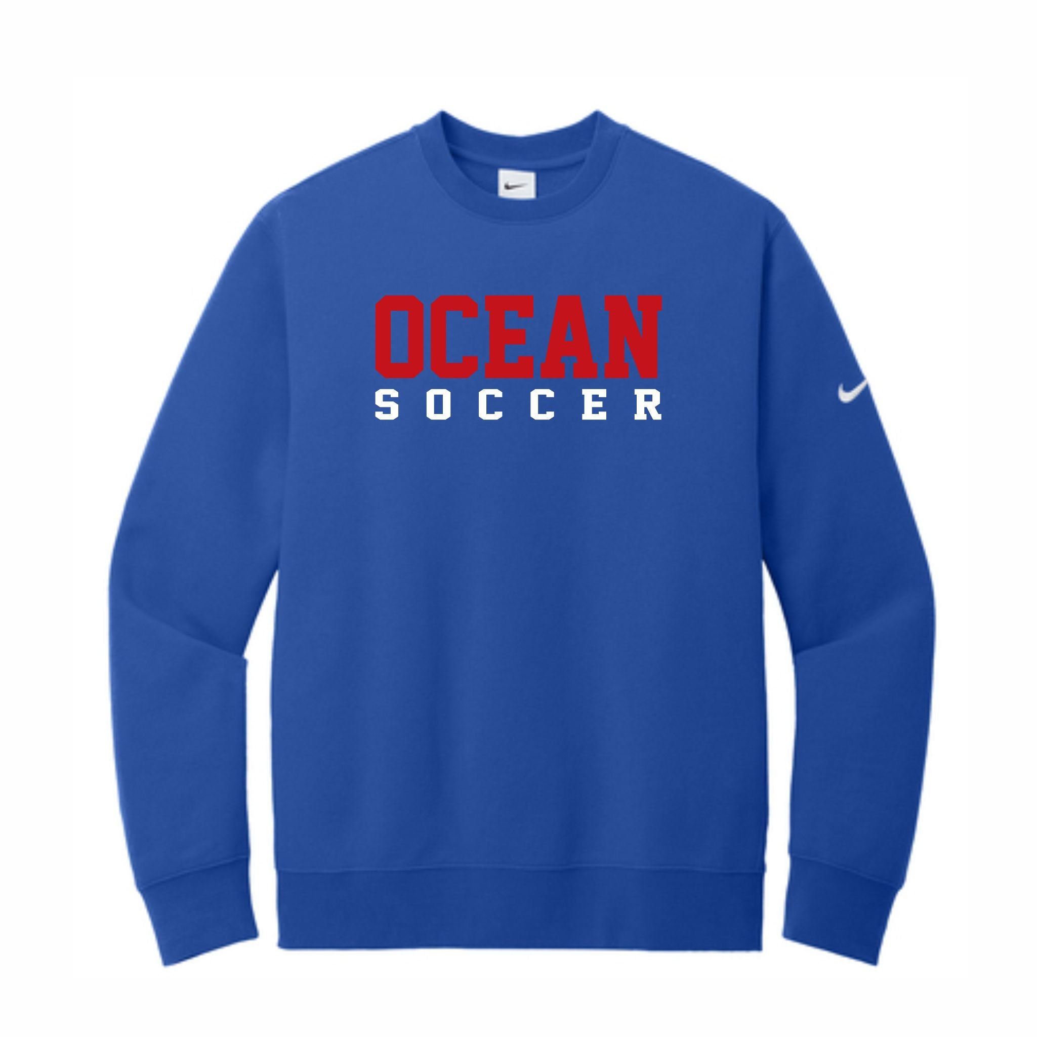 11. Ocean Girls Soccer - Nike Crewneck