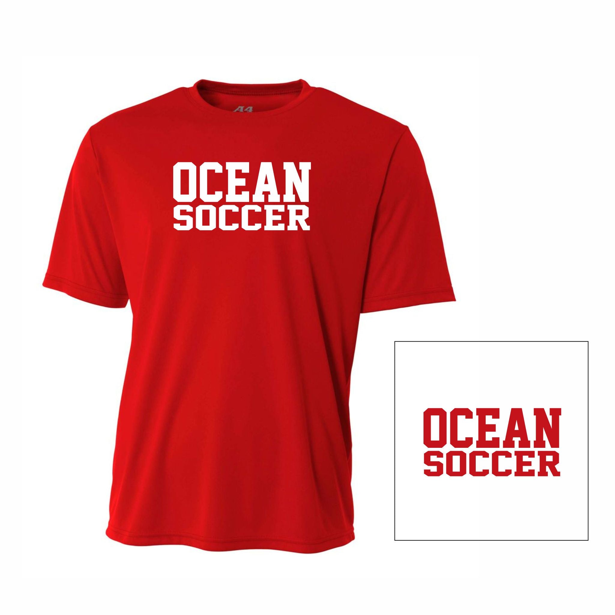 01. Ocean Girls Soccer - Short Sleeve Dri-Fit T-Shirt