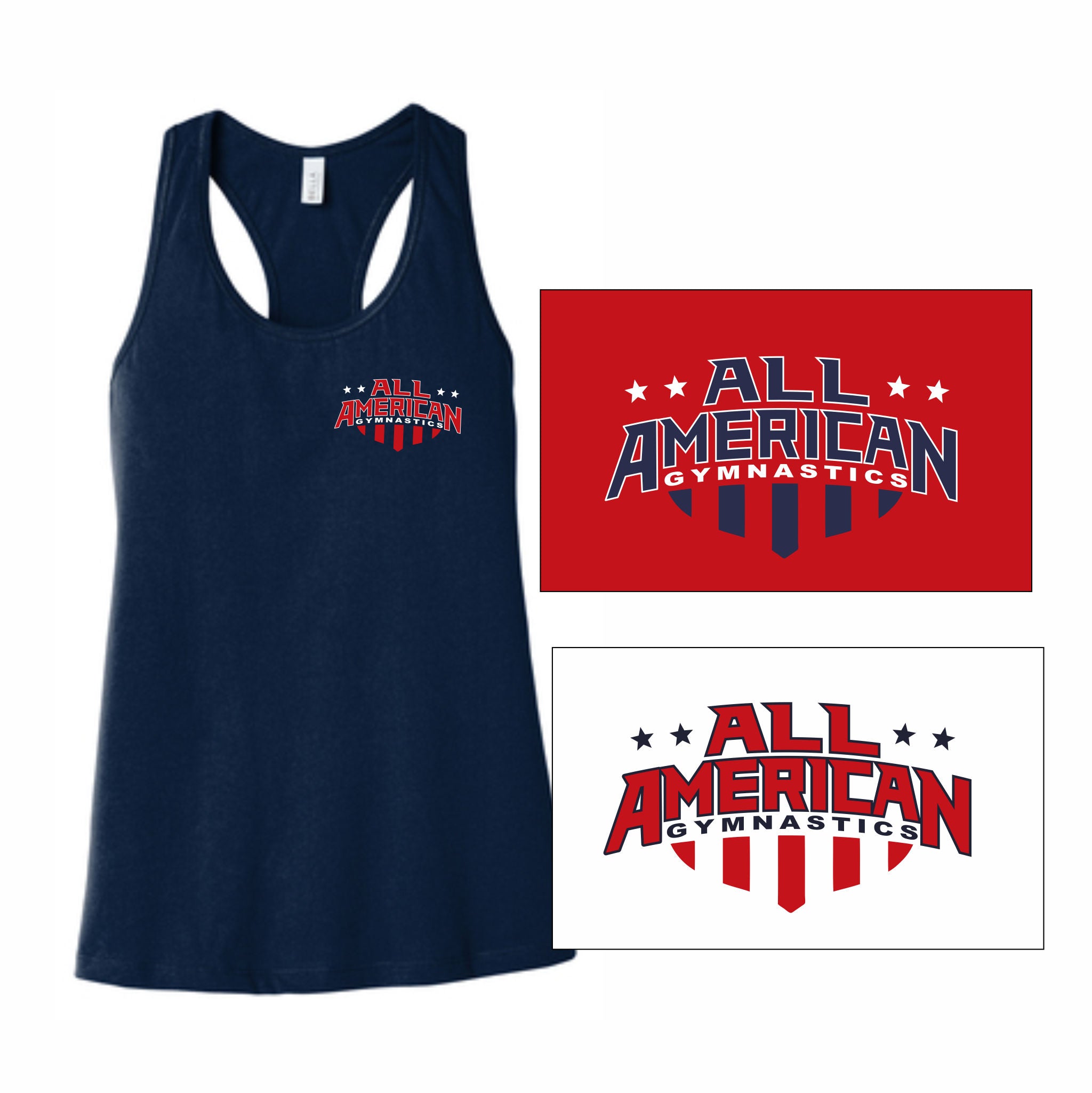 06. All American Gymnastics - Ladies Tank Top