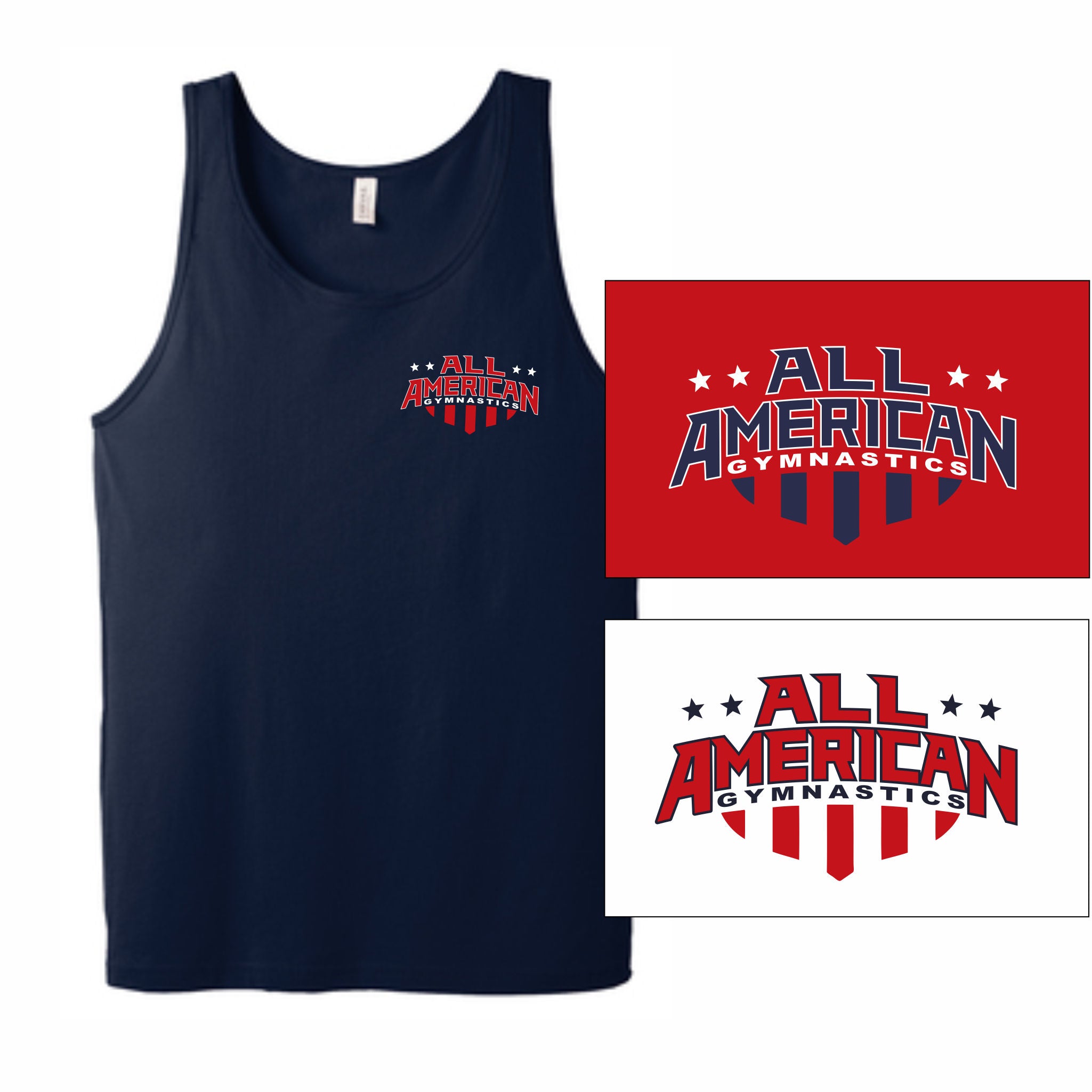 07. All American Gymnastics - Mens Tank Top