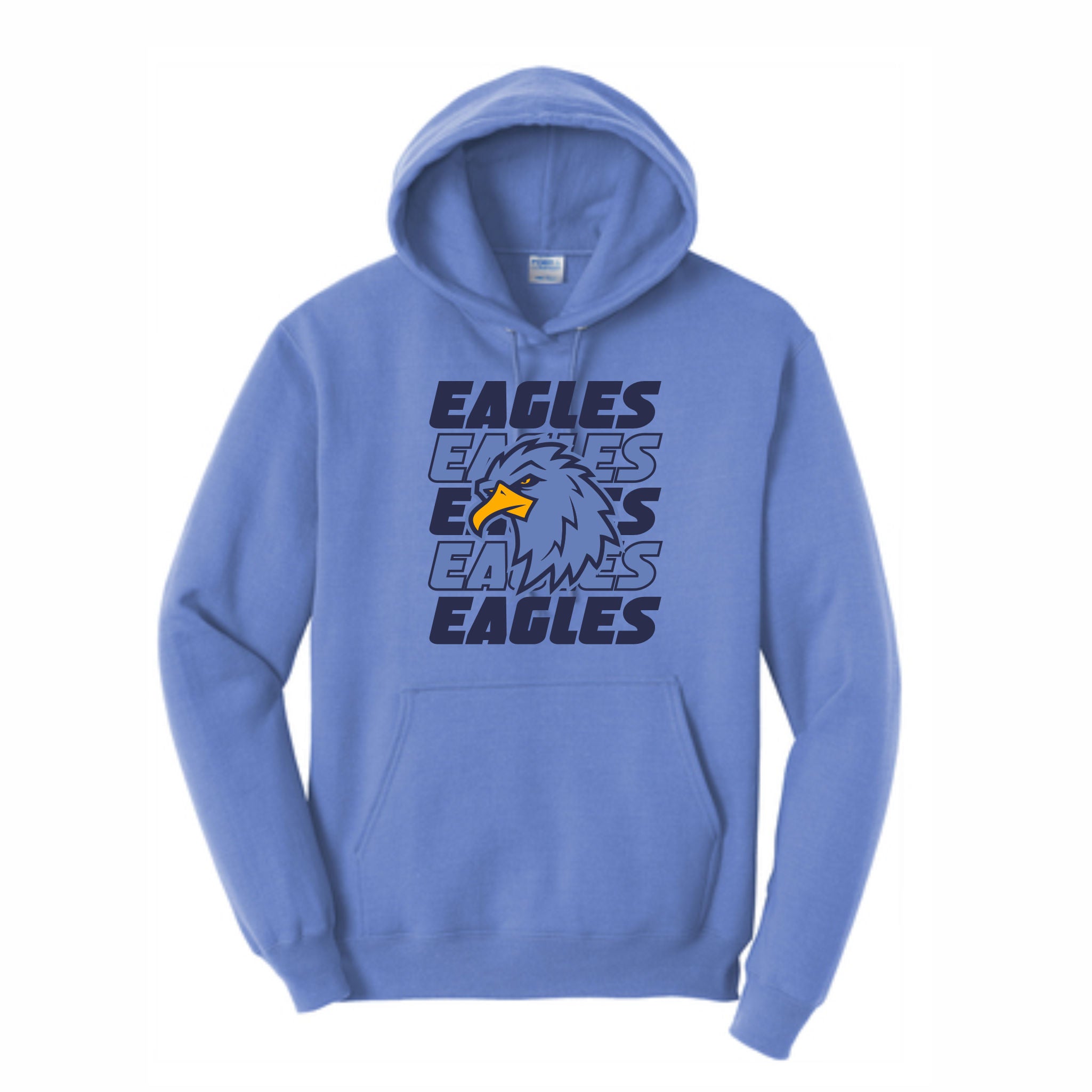 21. ACA - Hoodie (Repeating Eagles Logo)