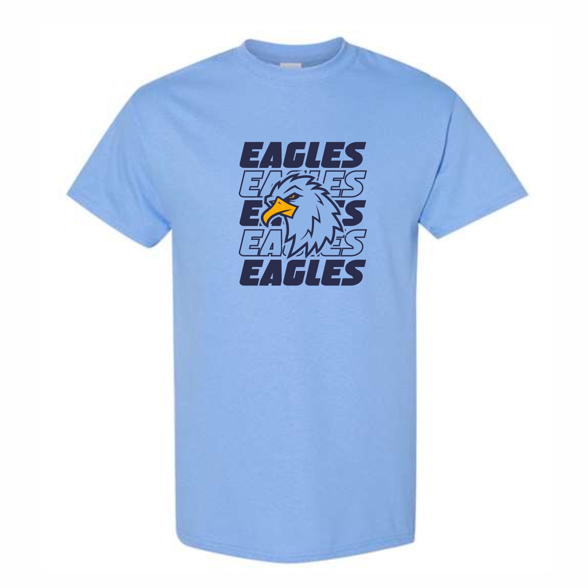 23. ACA - Short Sleeve T-Shirt (Repeating Eagles Logo)