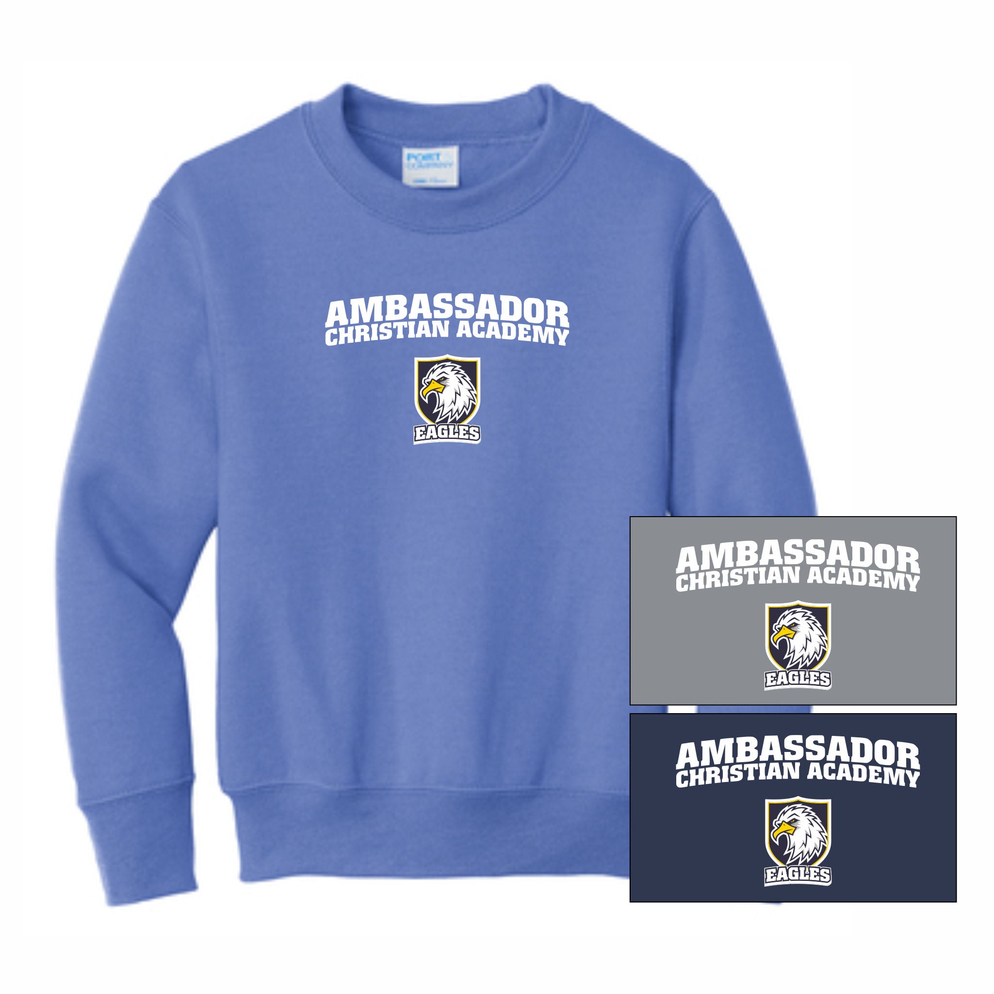 15. ACA - Crewneck (Ambassador Christian Academy Logo)