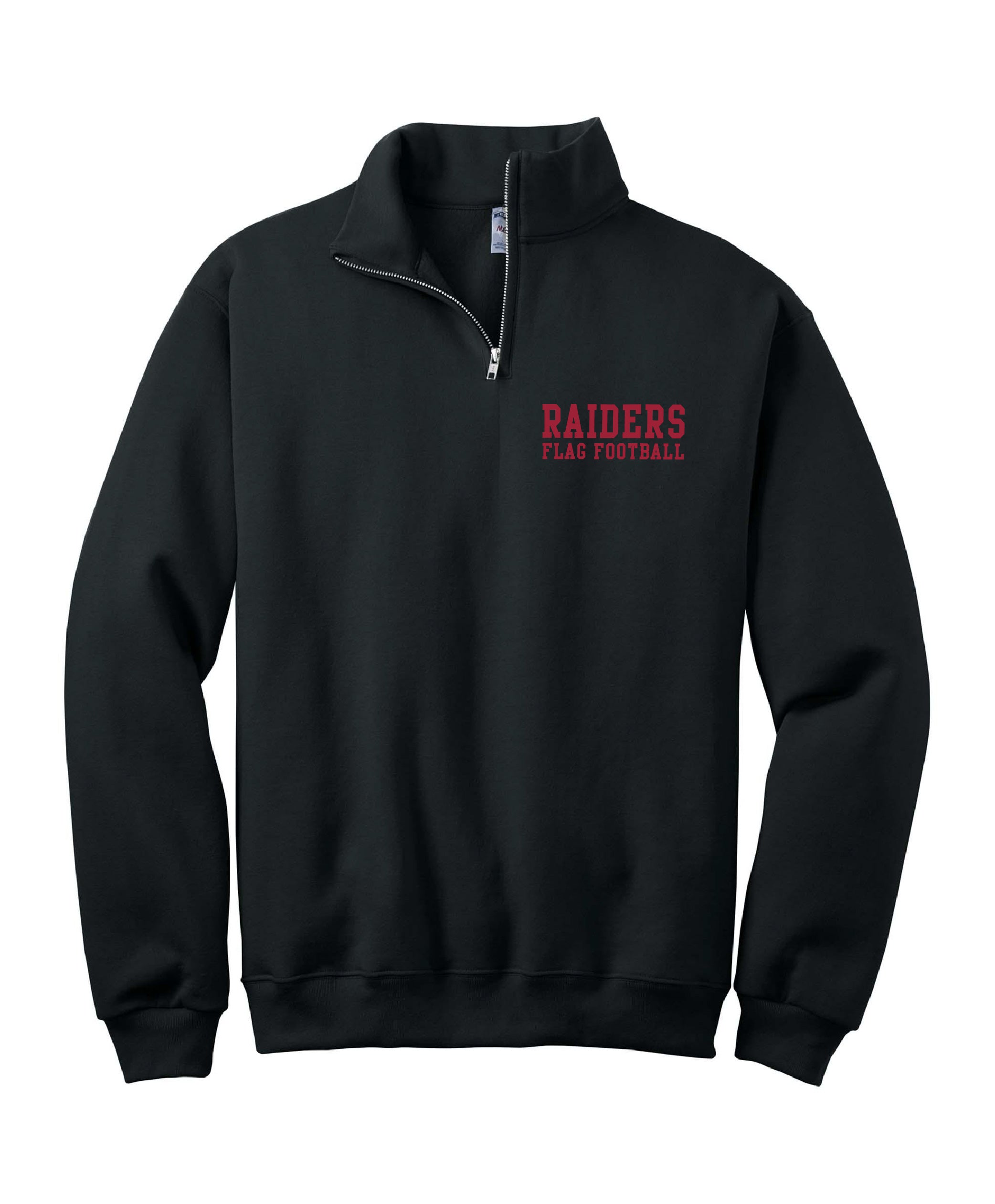 ARIS Flag Football - Embroidered Adult Unisex Fleece Quarter-Zip