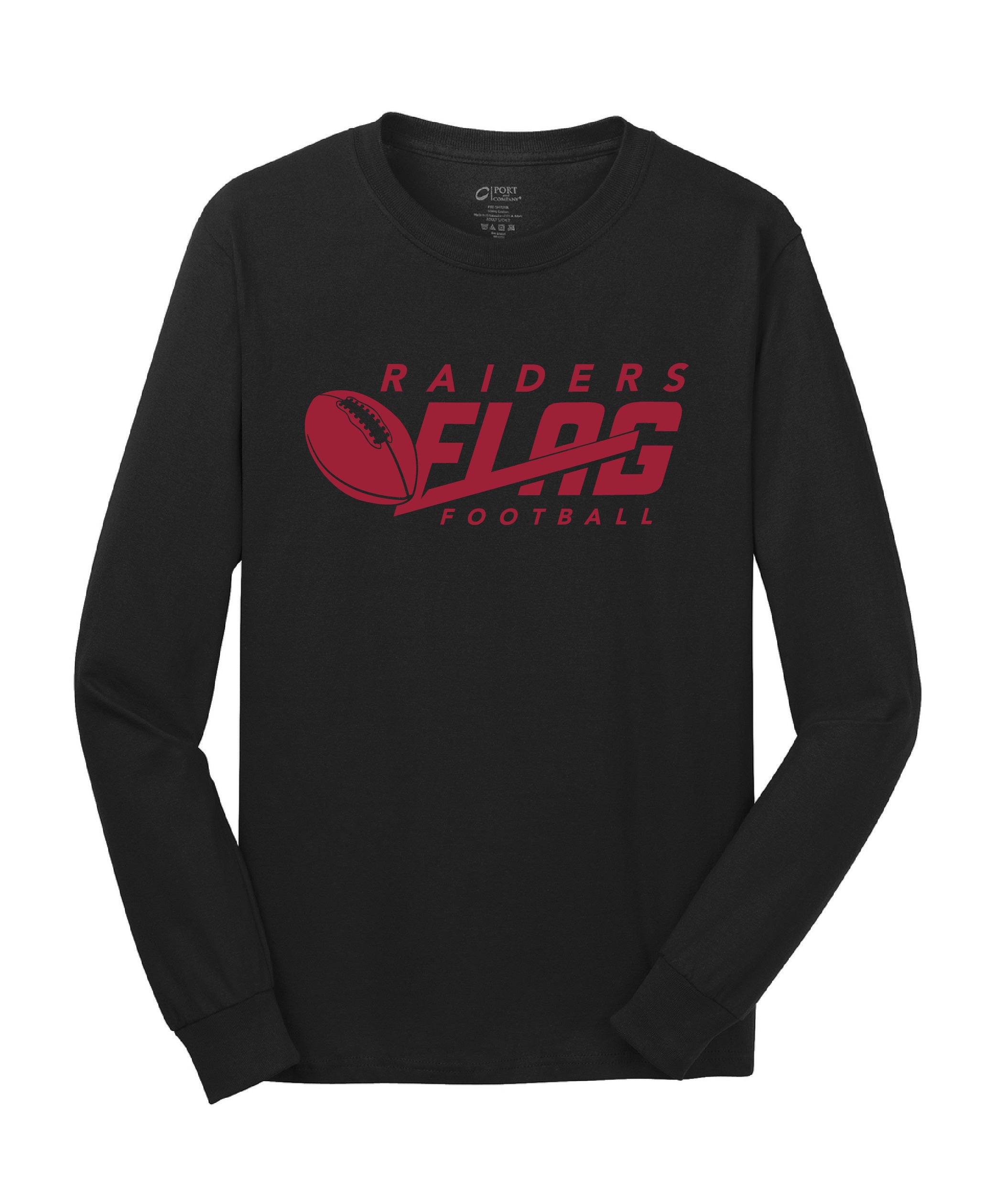 ARIS Flag Football - Youth/Adult Unisex Long Sleeve Cotton Tee