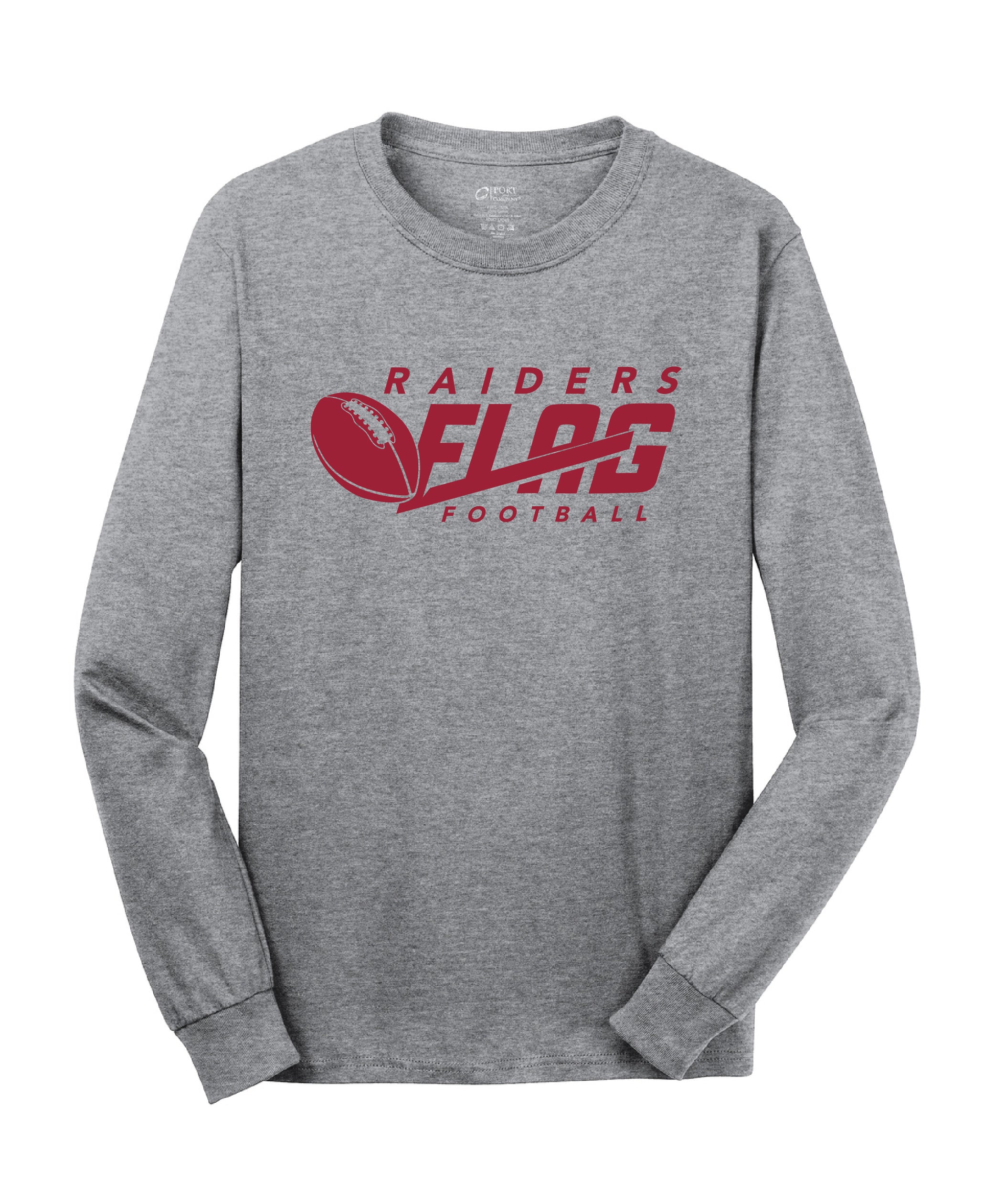 ARIS Flag Football - Youth/Adult Unisex Long Sleeve Cotton Tee