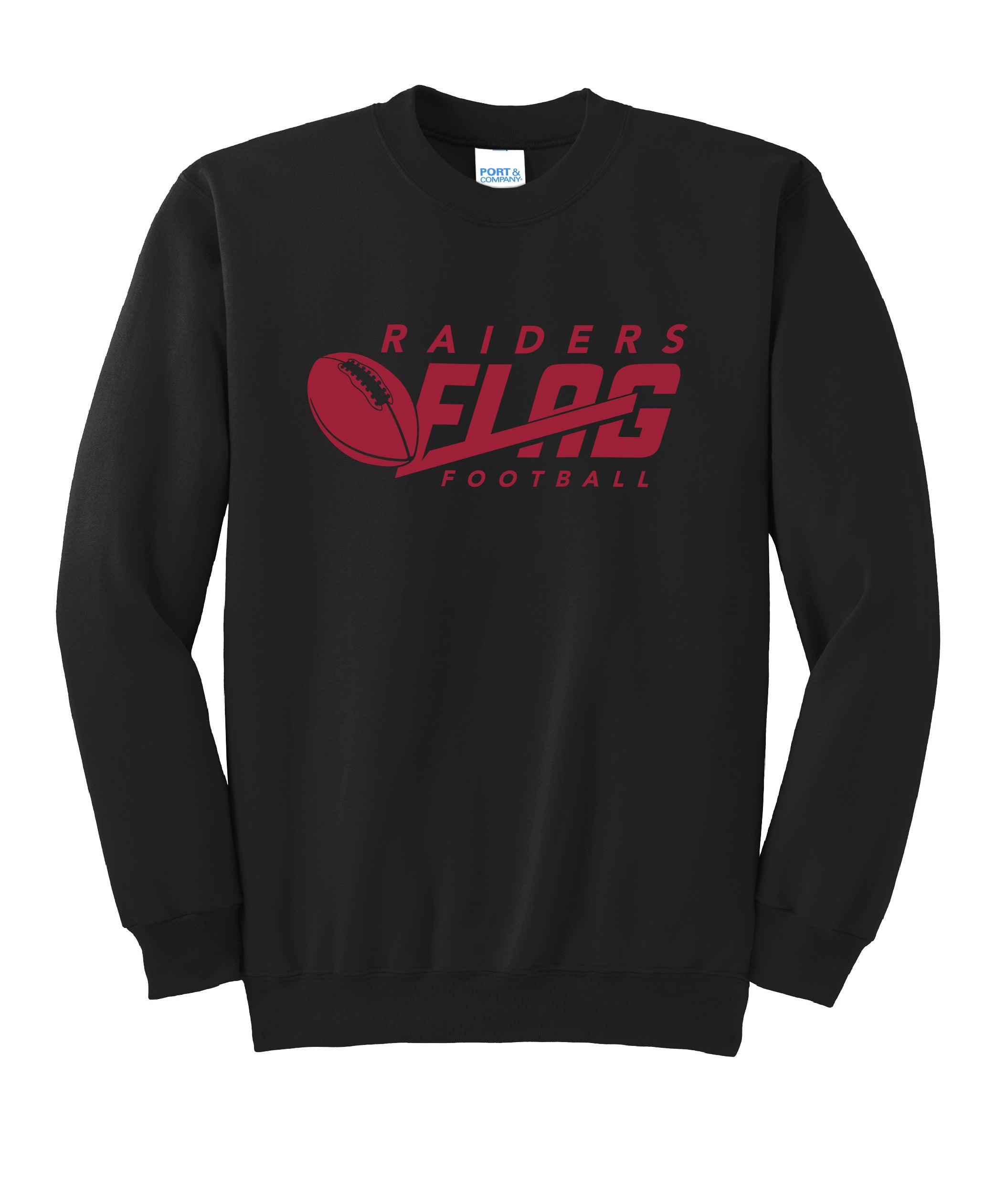 ARIS Flag Football - Youth/Adult Unisex Fleece Crewneck Sweatshirt