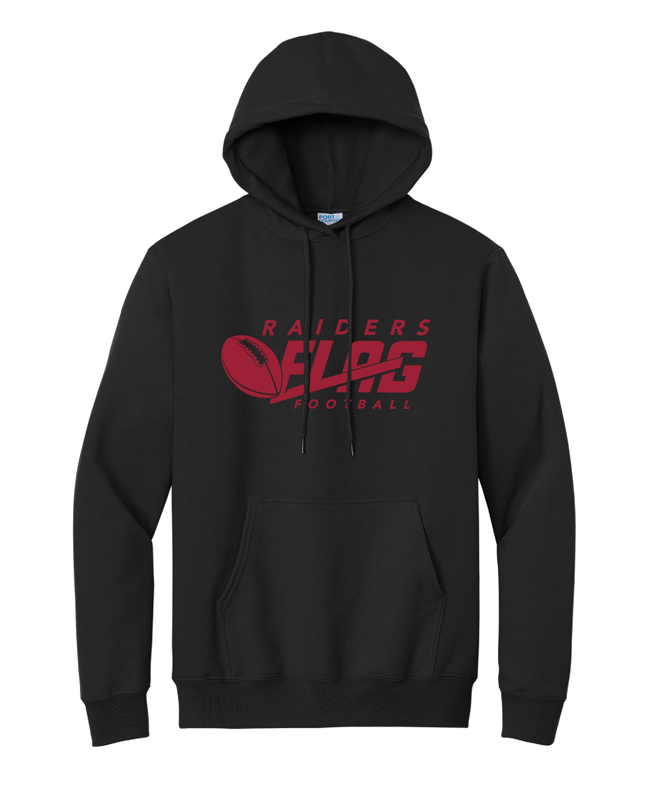 ARIS Flag Football - Youth/Adult Unisex Fleece Pullover Hooded Sweatshirt