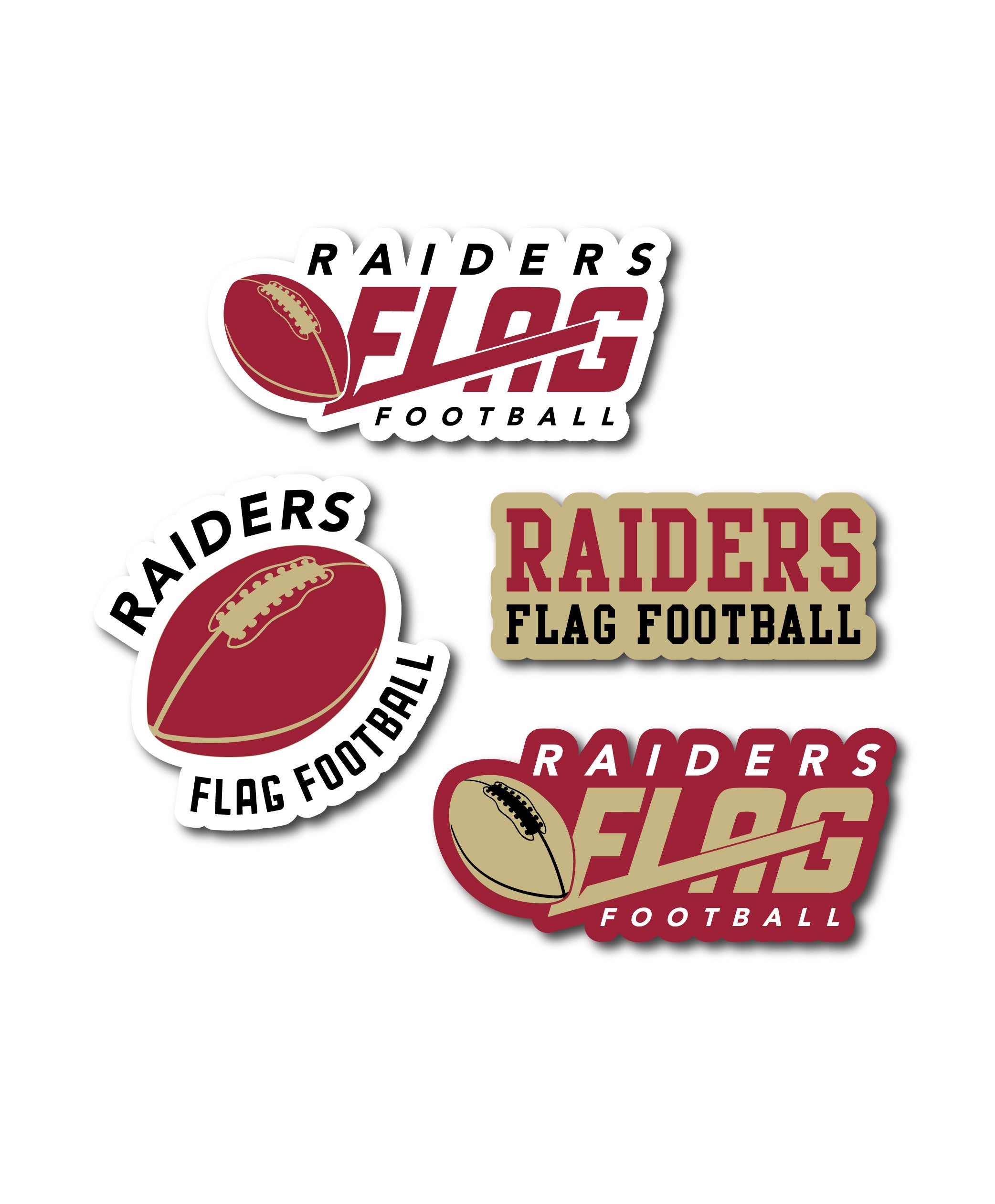 ARIS Flag Football - Sticker 4-Pack