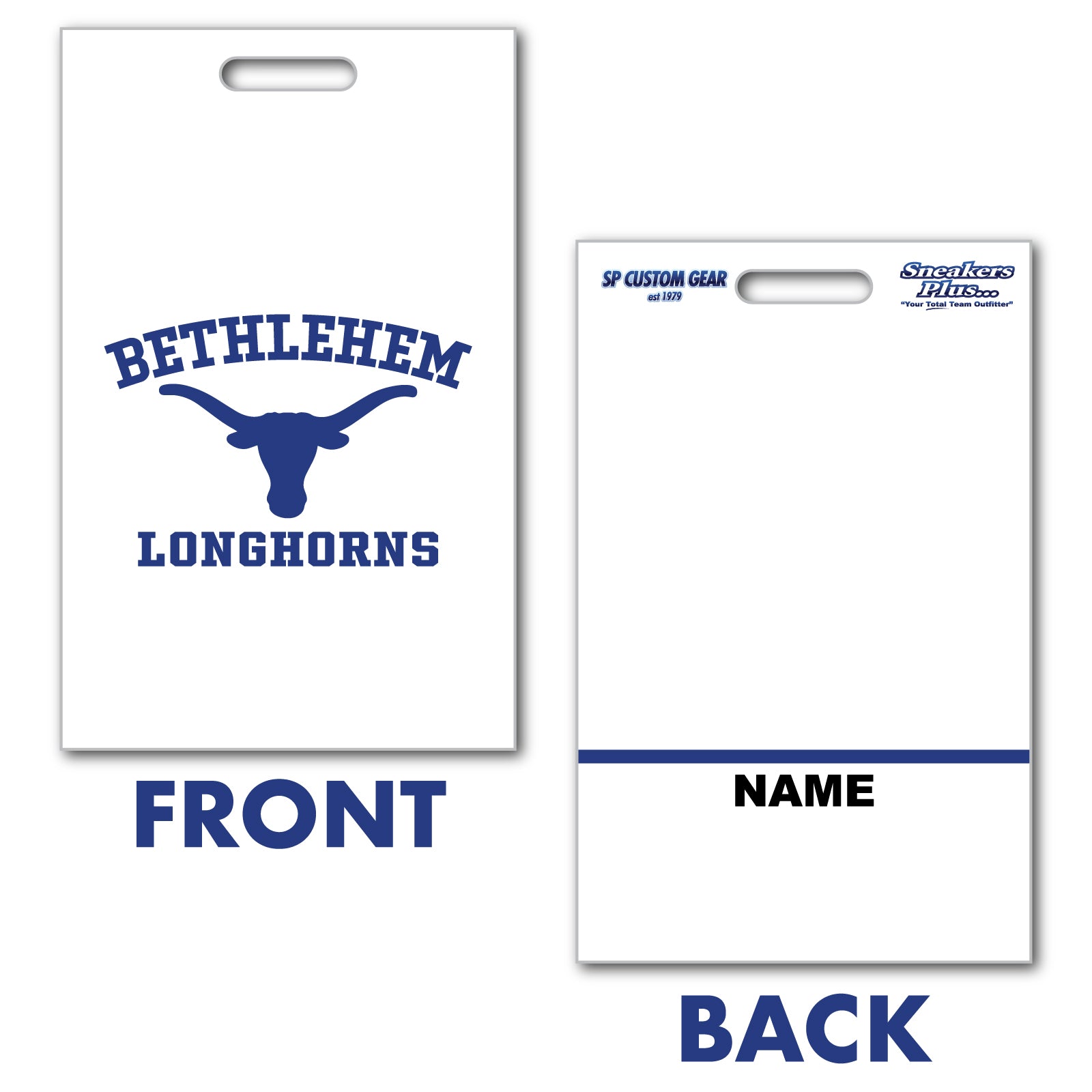 Bethlehem Twp. Staff - Custom Sublimated Bag Tag
