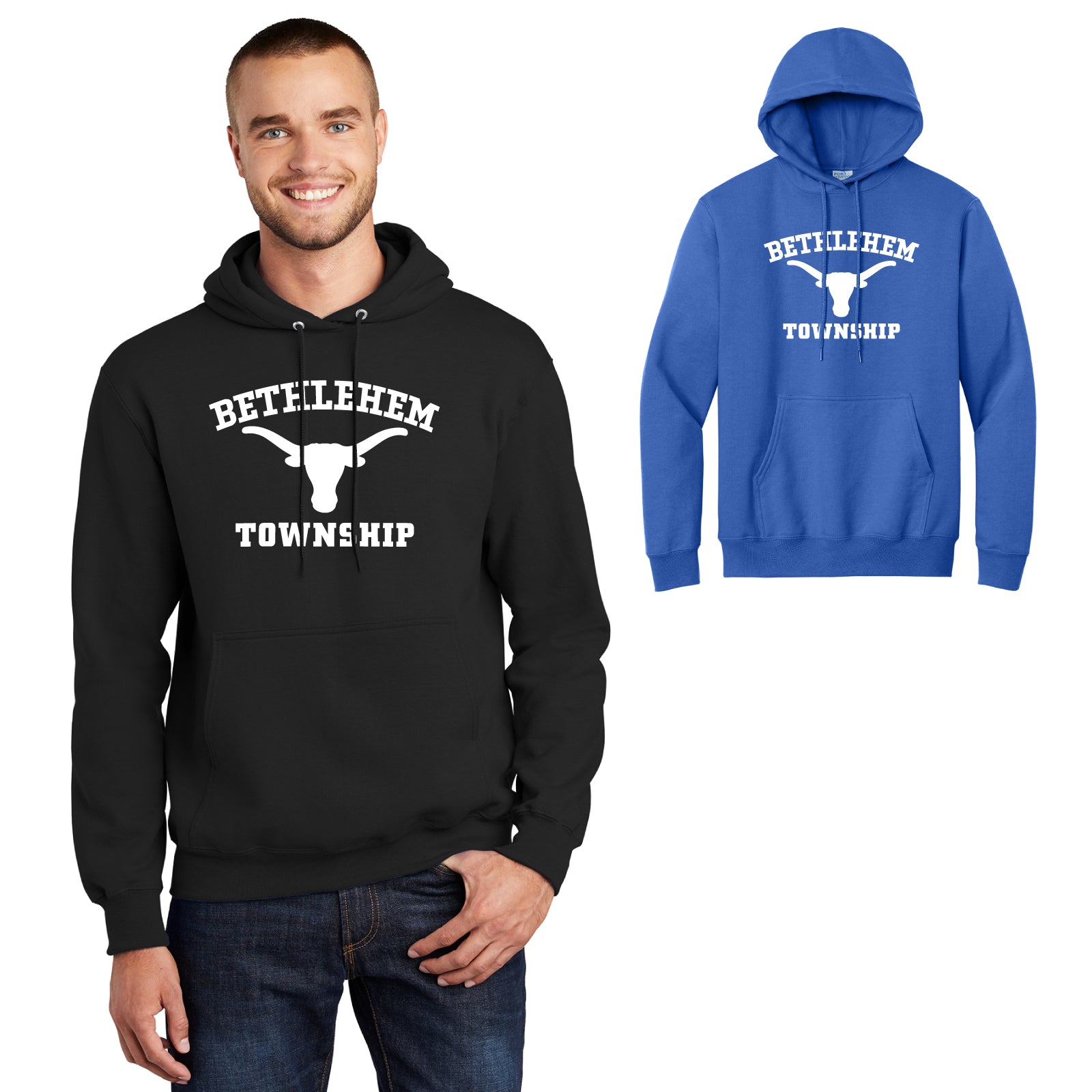 Bethlehem Twp. Staff - Adult Unisex Fleece Hooded Sweatshirt