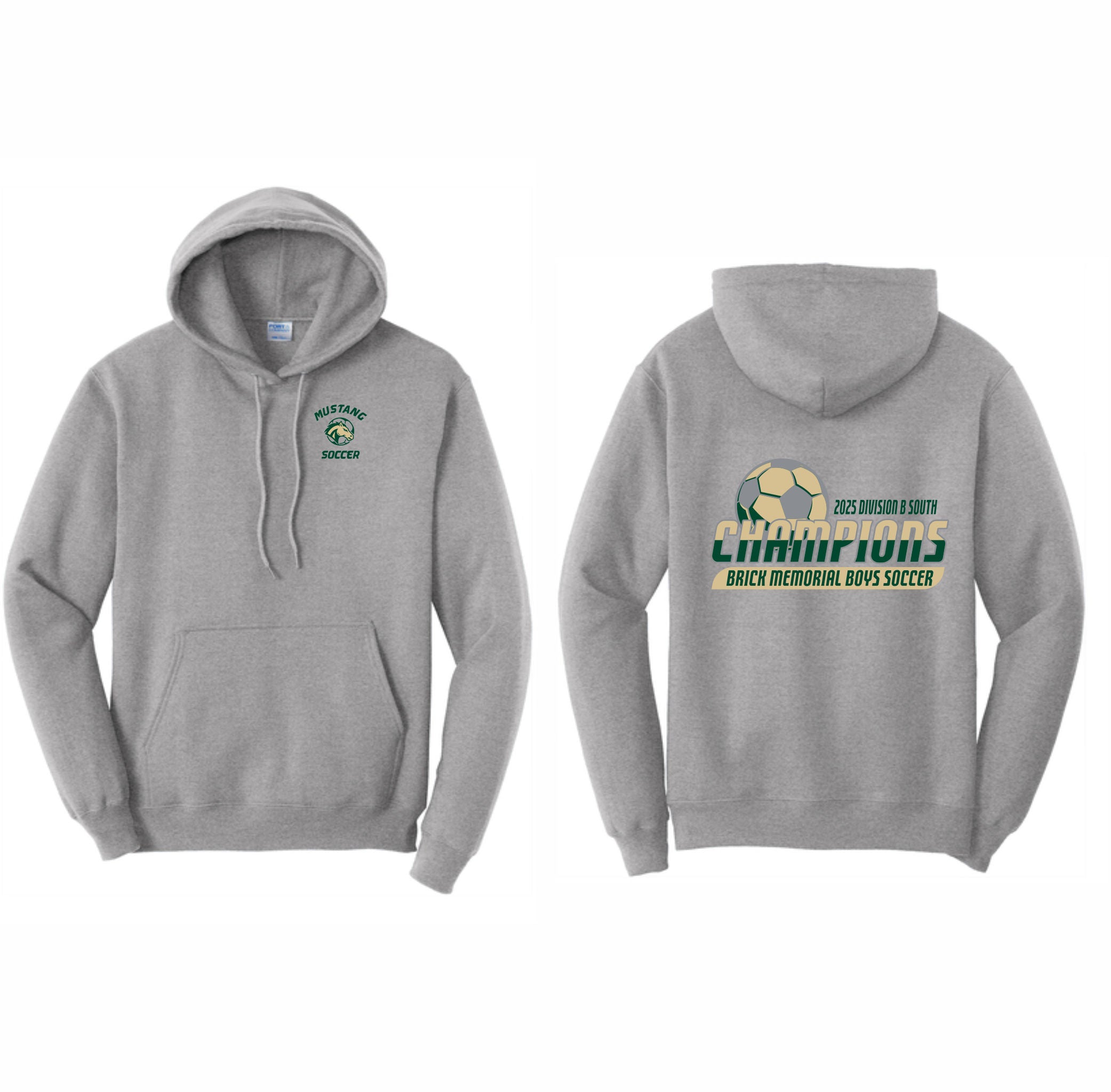 02. Brick Memorial Boys Soccer - Official Championship Hoodie