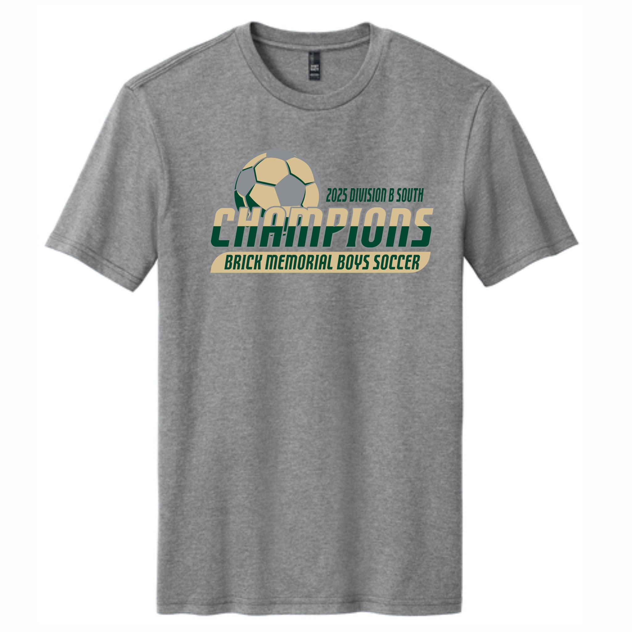 01. Brick Memorial Boys Soccer - Official Championship T-Shirt