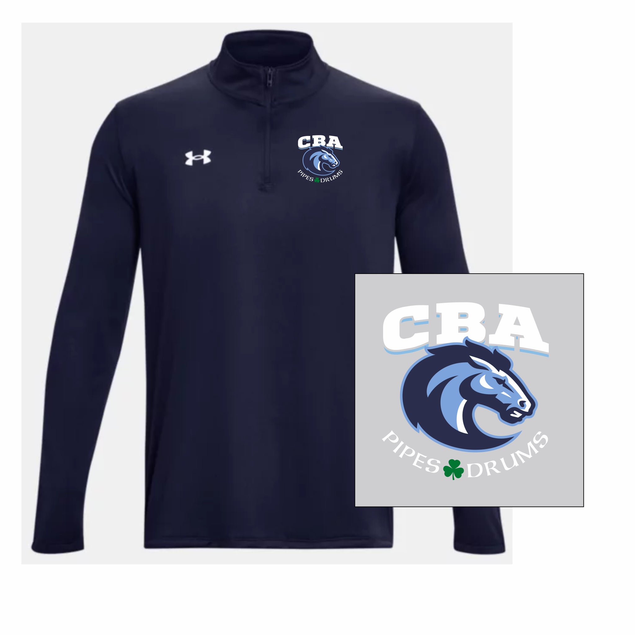 07. CBA Pipes - UA Lightweight 1/4 Zip