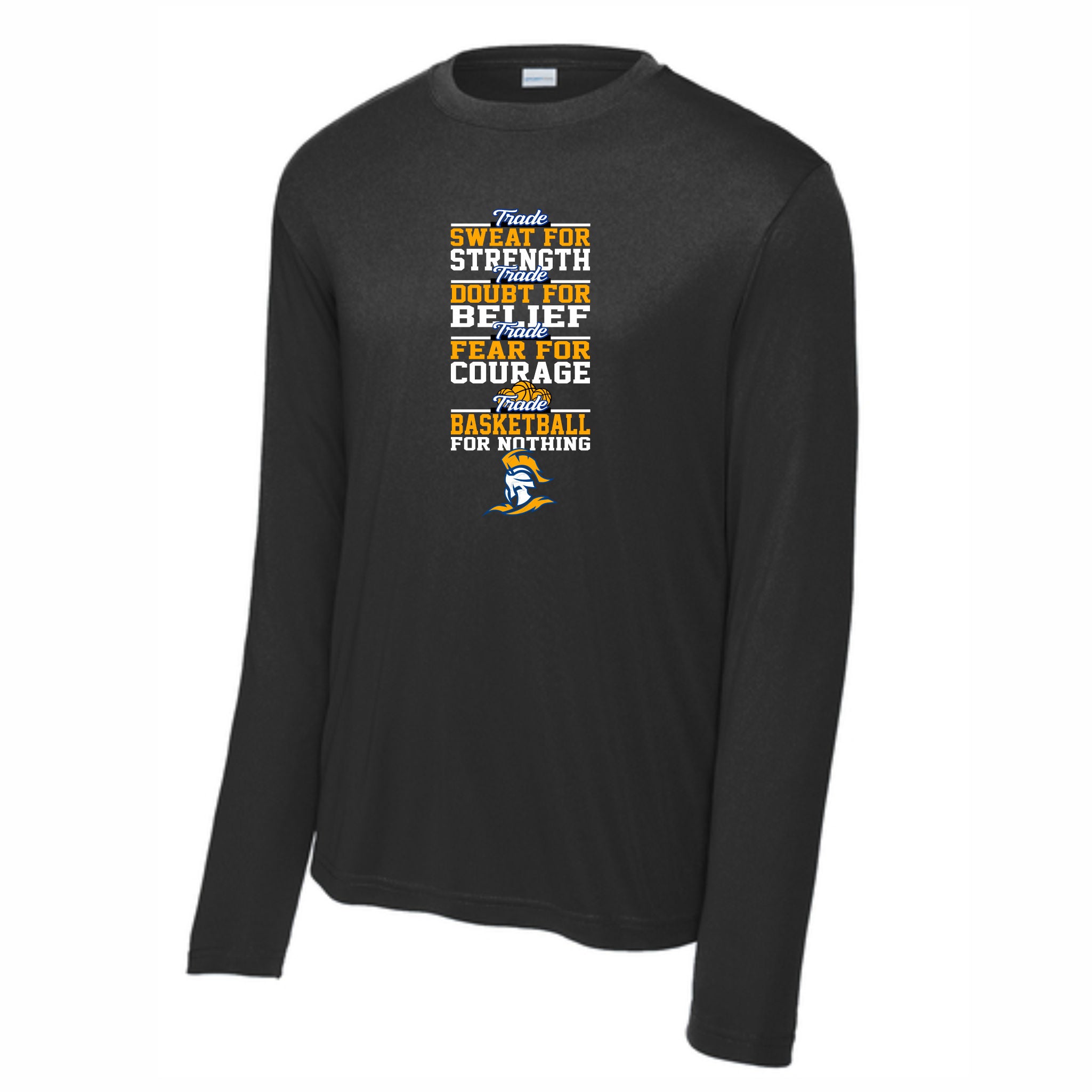 08. Calvary Basketball - Motivational Dri-Fit Long Sleeve T