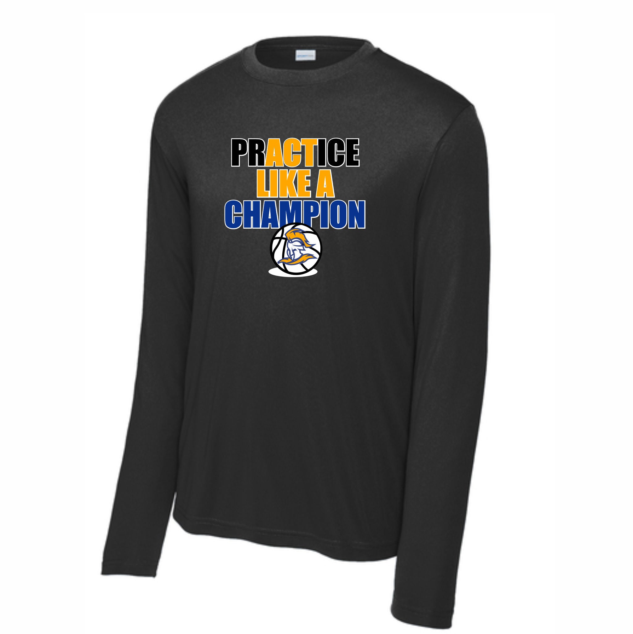 08. Calvary Basketball - Motivational Dri-Fit Long Sleeve T
