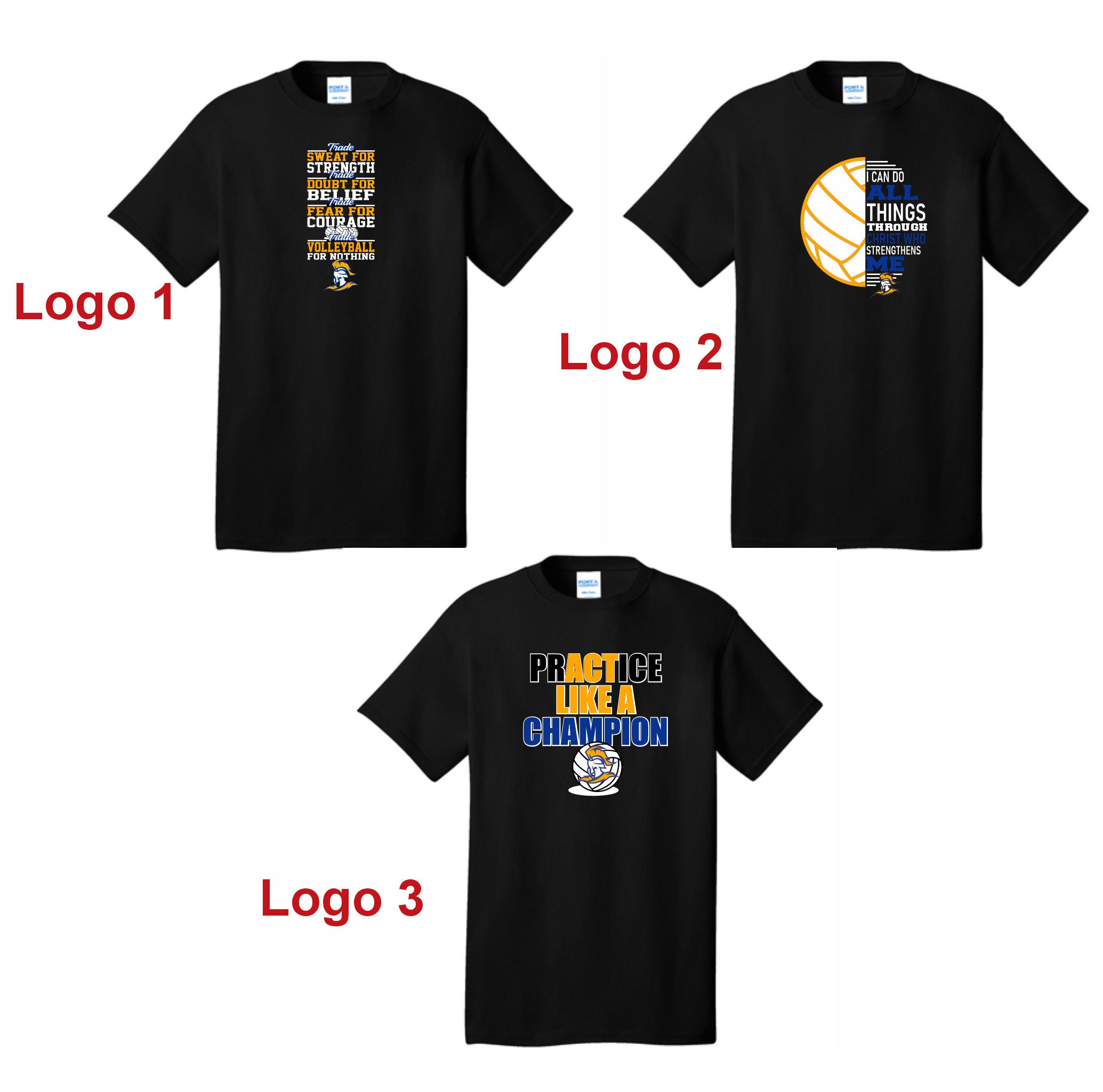 07. Calvary Volleyball - Motivational T-Shirt