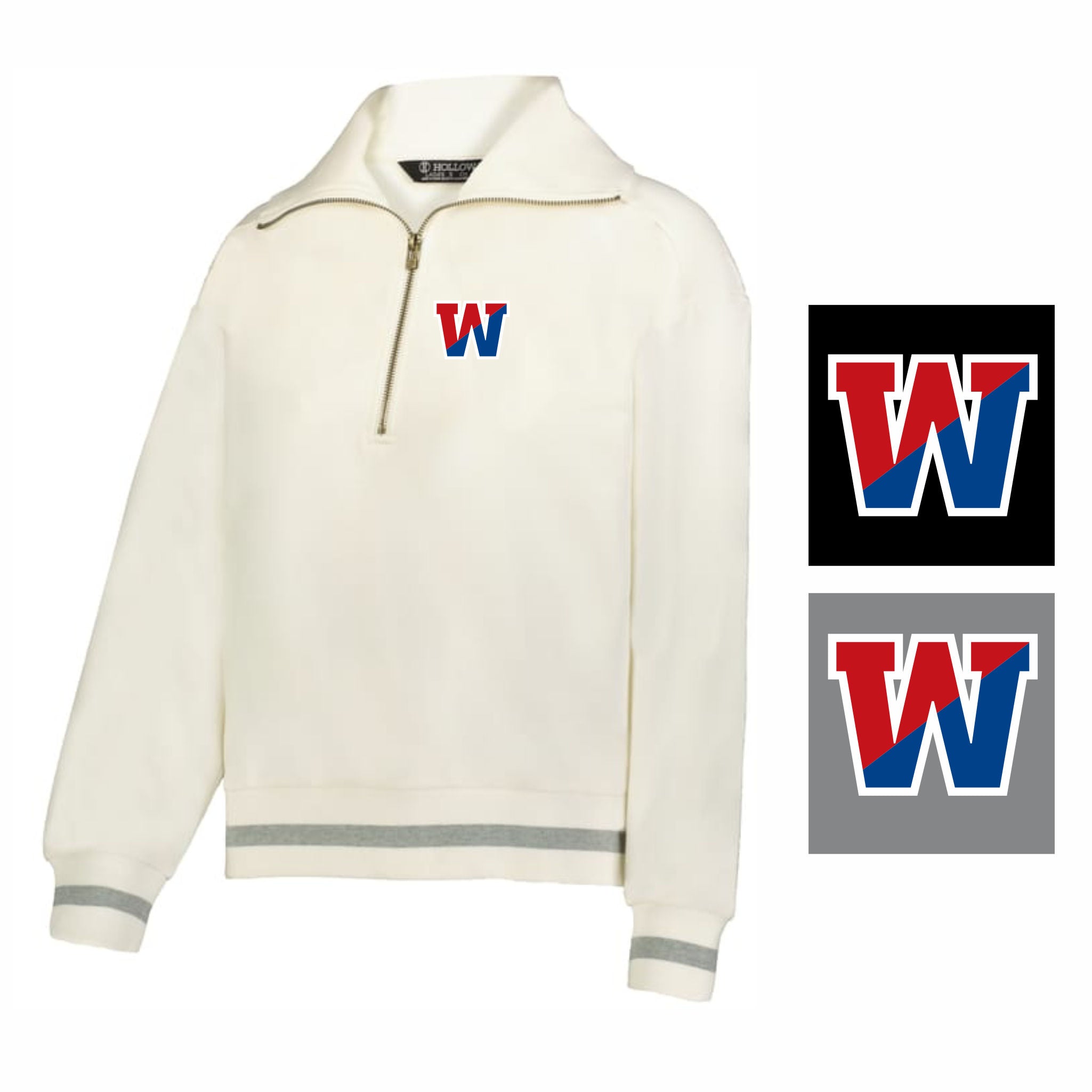 06. Central Elem. - Ladies 1/4 Zip Sweatshirt