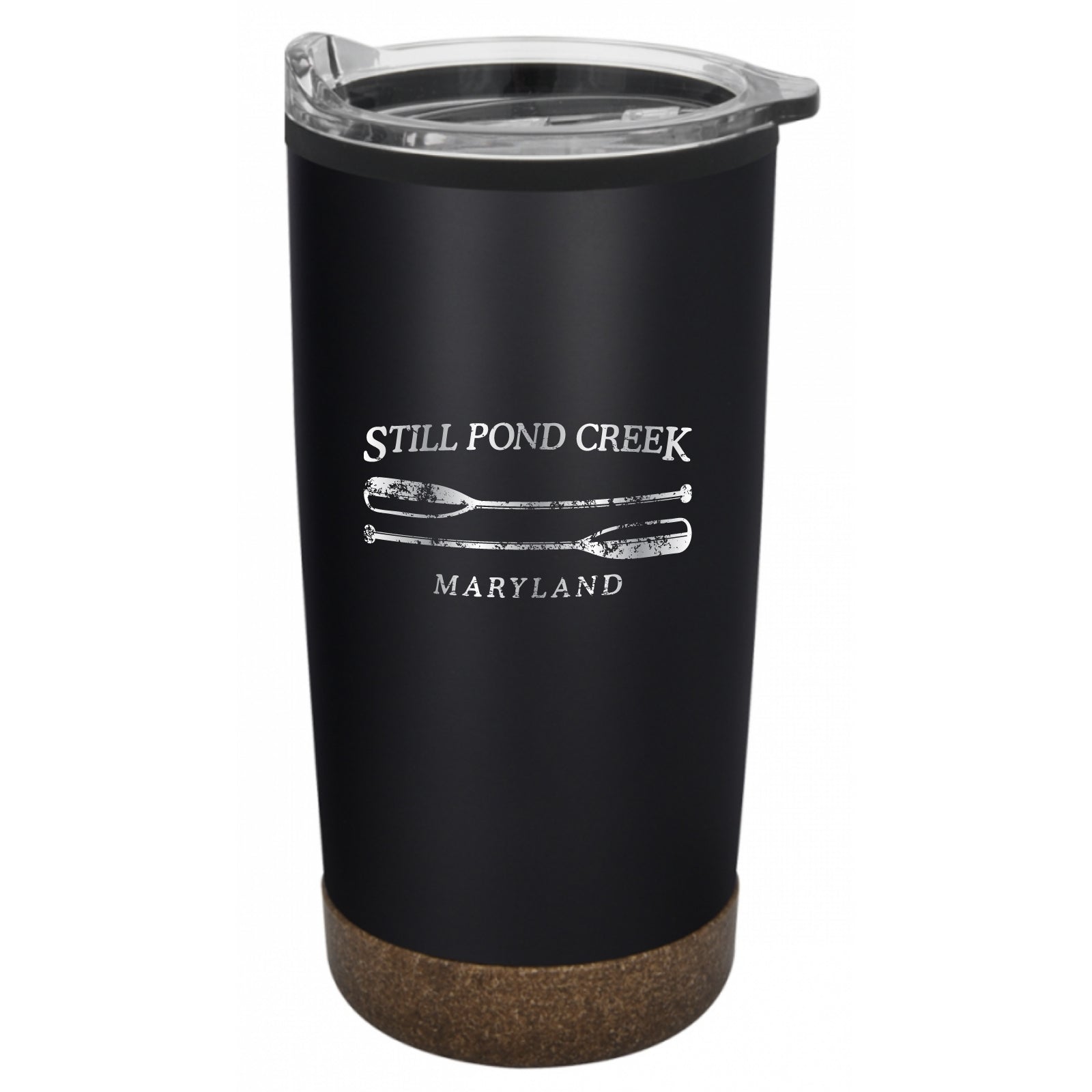 Churn Creek Outfitters - 'STILL POND CREEK' 20oz. Laser-Engraved Stainless Steel Coffee Tumbler