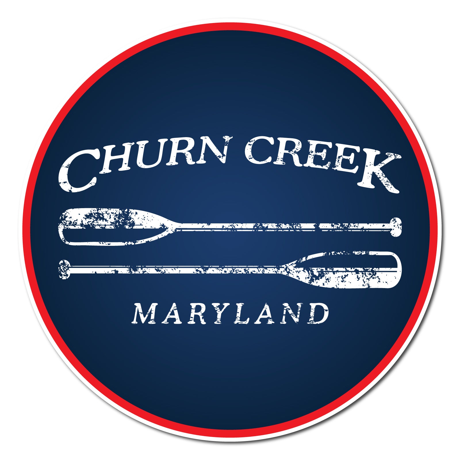 Churn Creek Outfitters - 'CHURN CREEK' Car Magnet