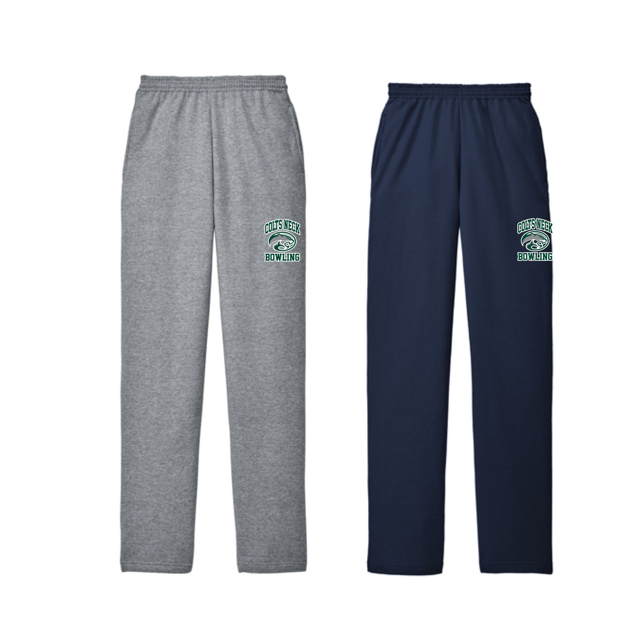 01. Colts Neck Bowling - Open Hem Sweatpants