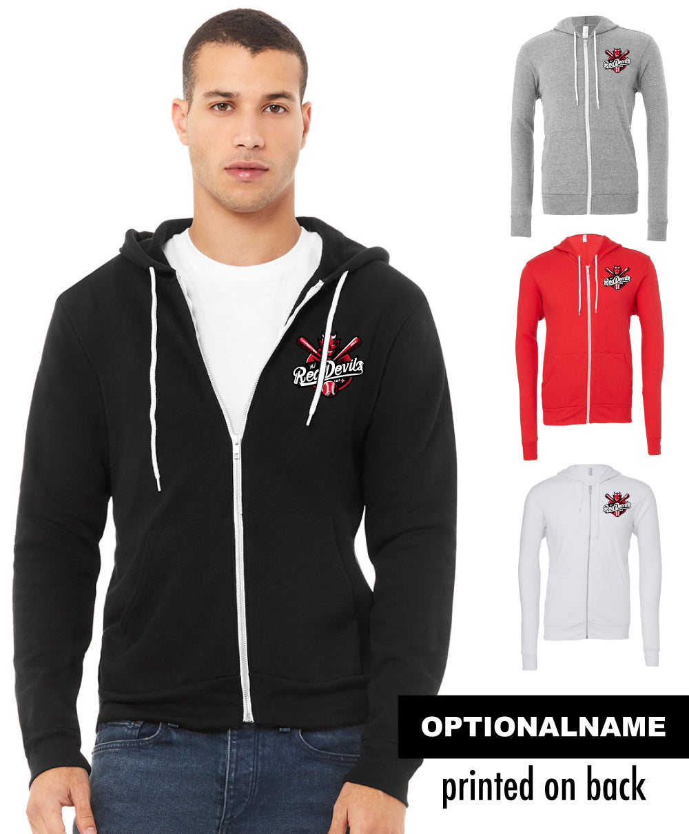 Cooperstown Baseball - Full-Zip Hooded Sweatshirt