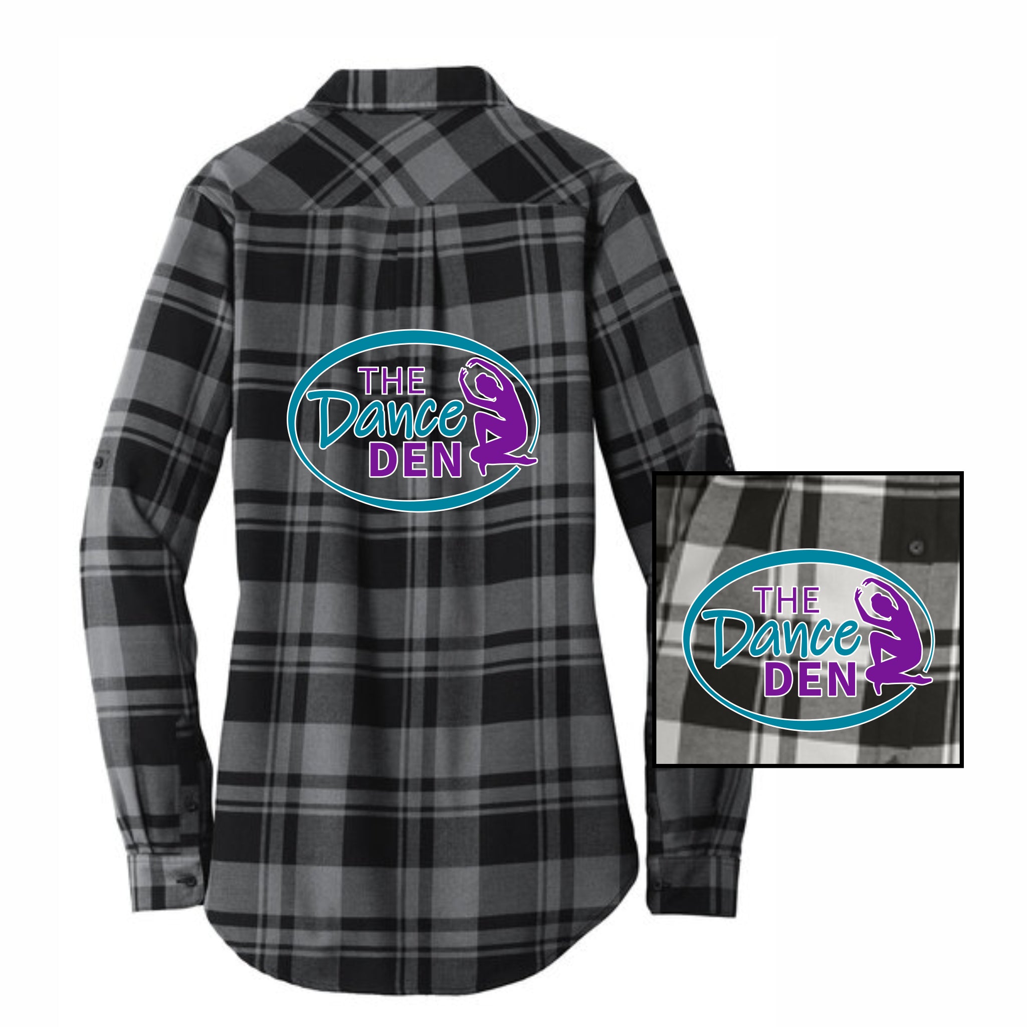 01. Dance Den - New Item - Ladies Flannel Tunic