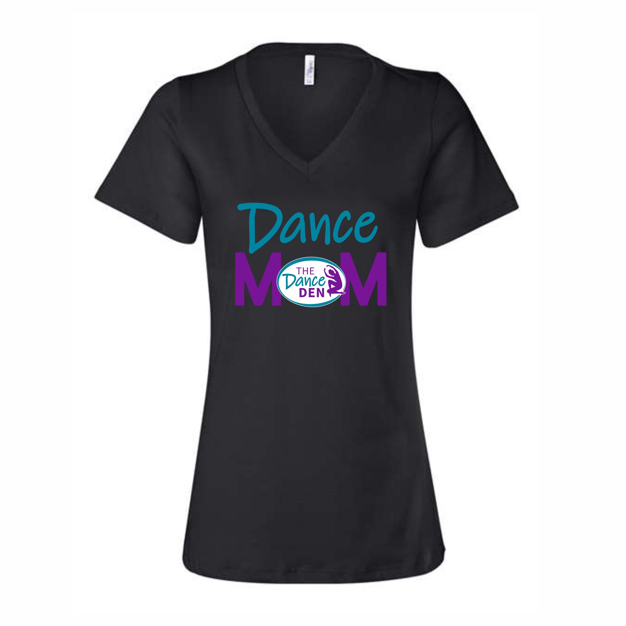 03. Dance Den - New Item - Ladies V-Neck Dance Mom T