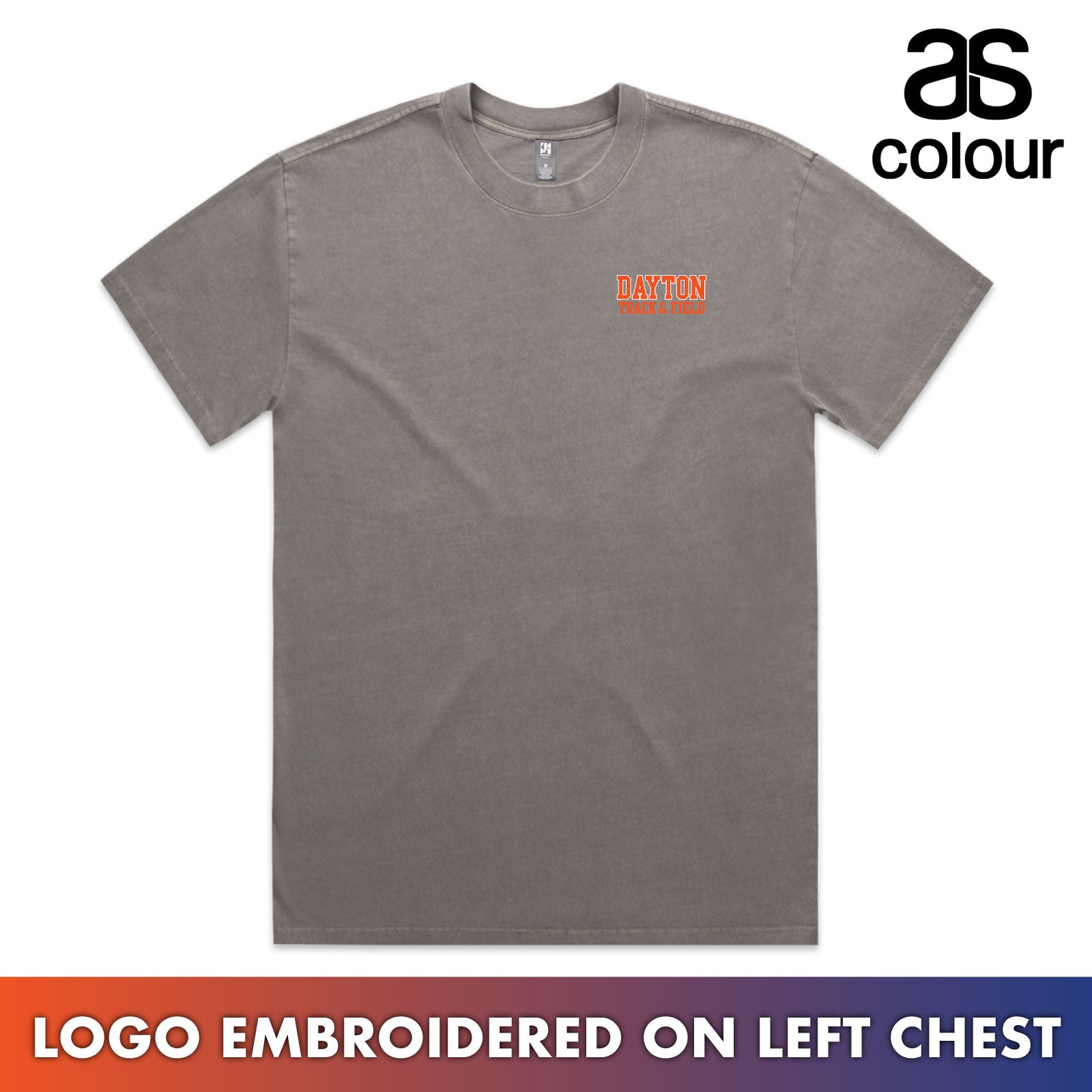 Jonathan Dayton H.S. Track & Field - As Colour® Premium Men's / Women's Heavy Faded Short Sleeve Tee