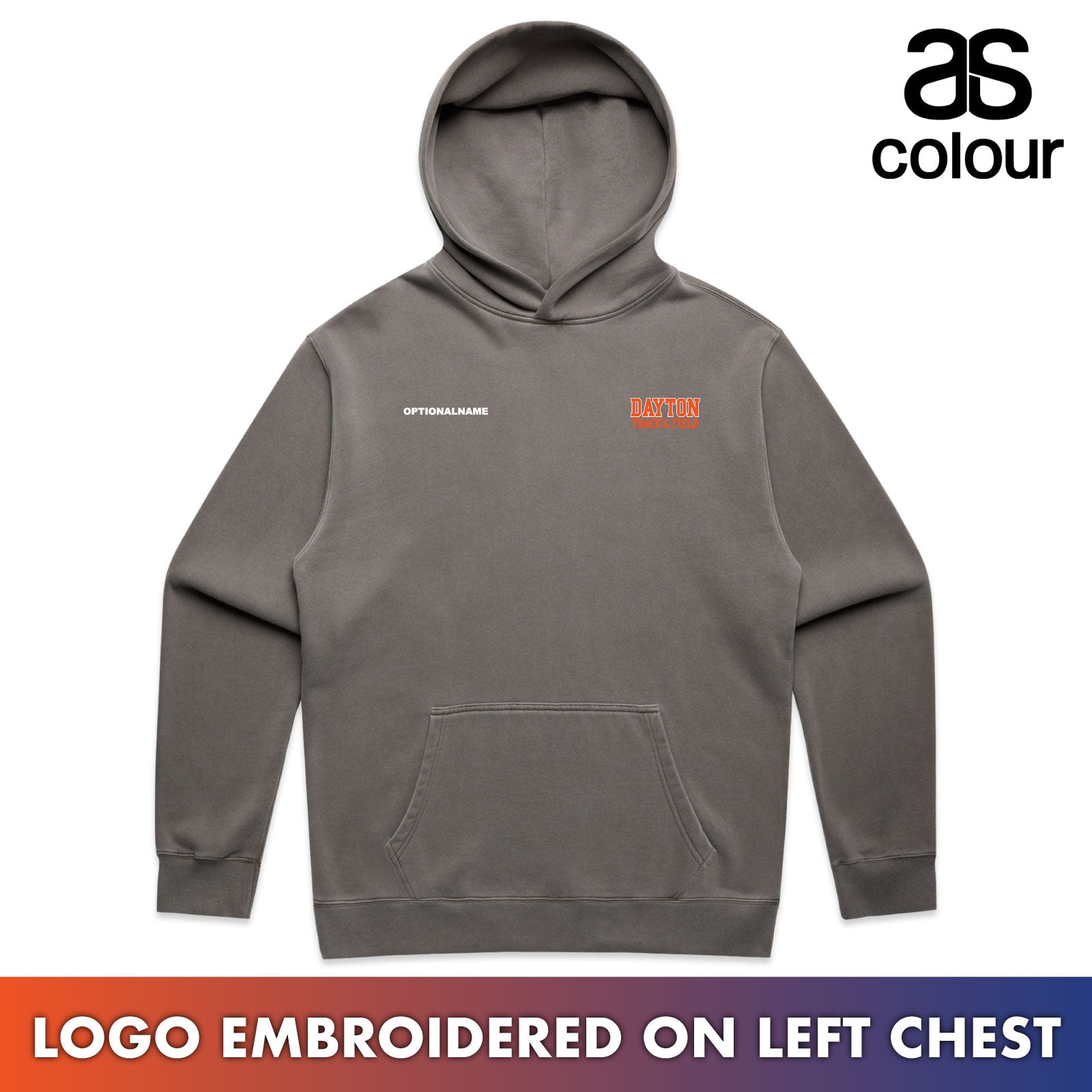 Jonathan Dayton H.S. Track & Field - AS Colour® Premium Men's / Women's Relax Faded Hooded Sweatshirt