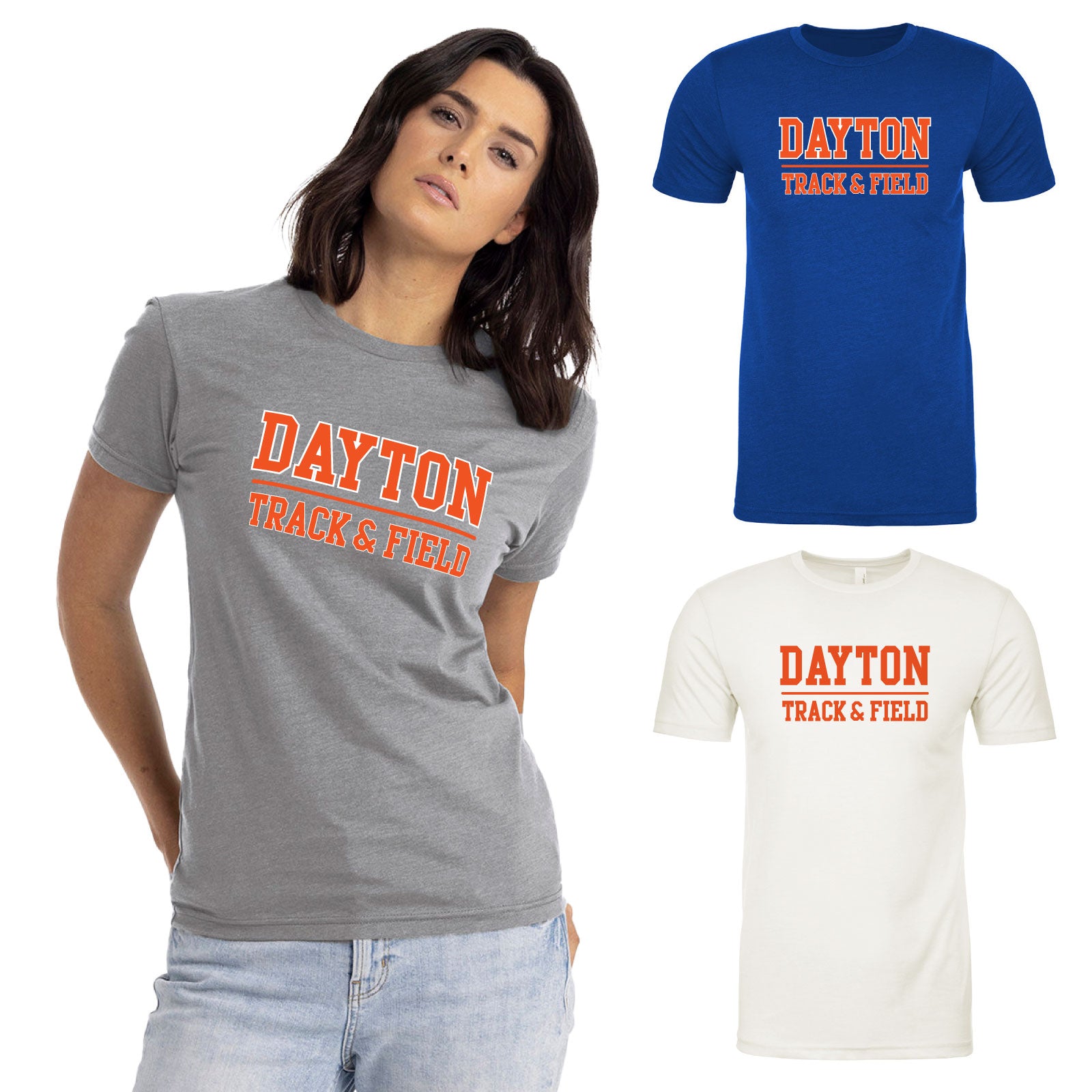 Jonathan Dayton H.S. Track & Field - Adult Unisex Very Soft Short Sleeve Tee