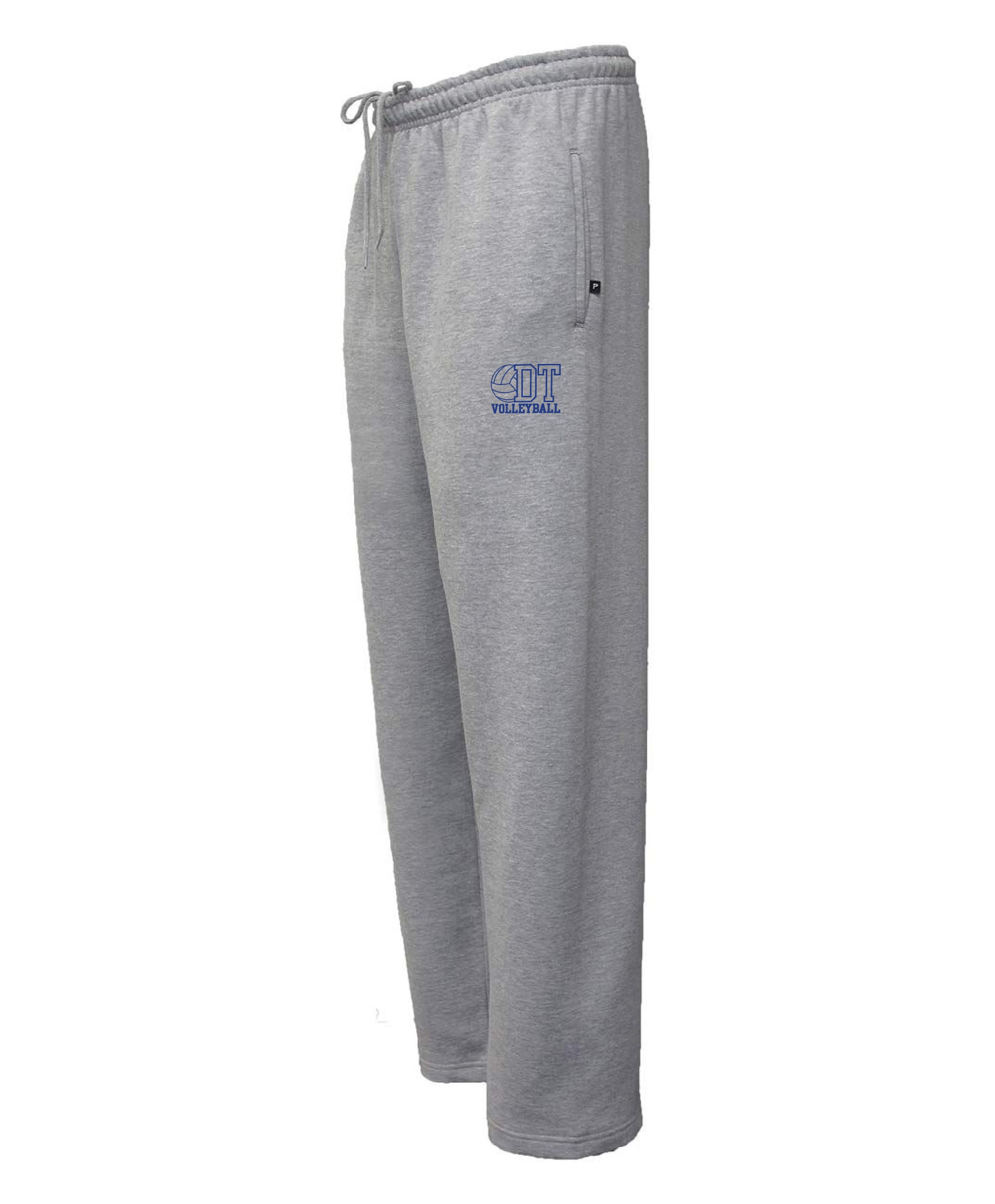 Delaware Township School District Volleyball - Adult Unisex Open-Bottom Sweatpants