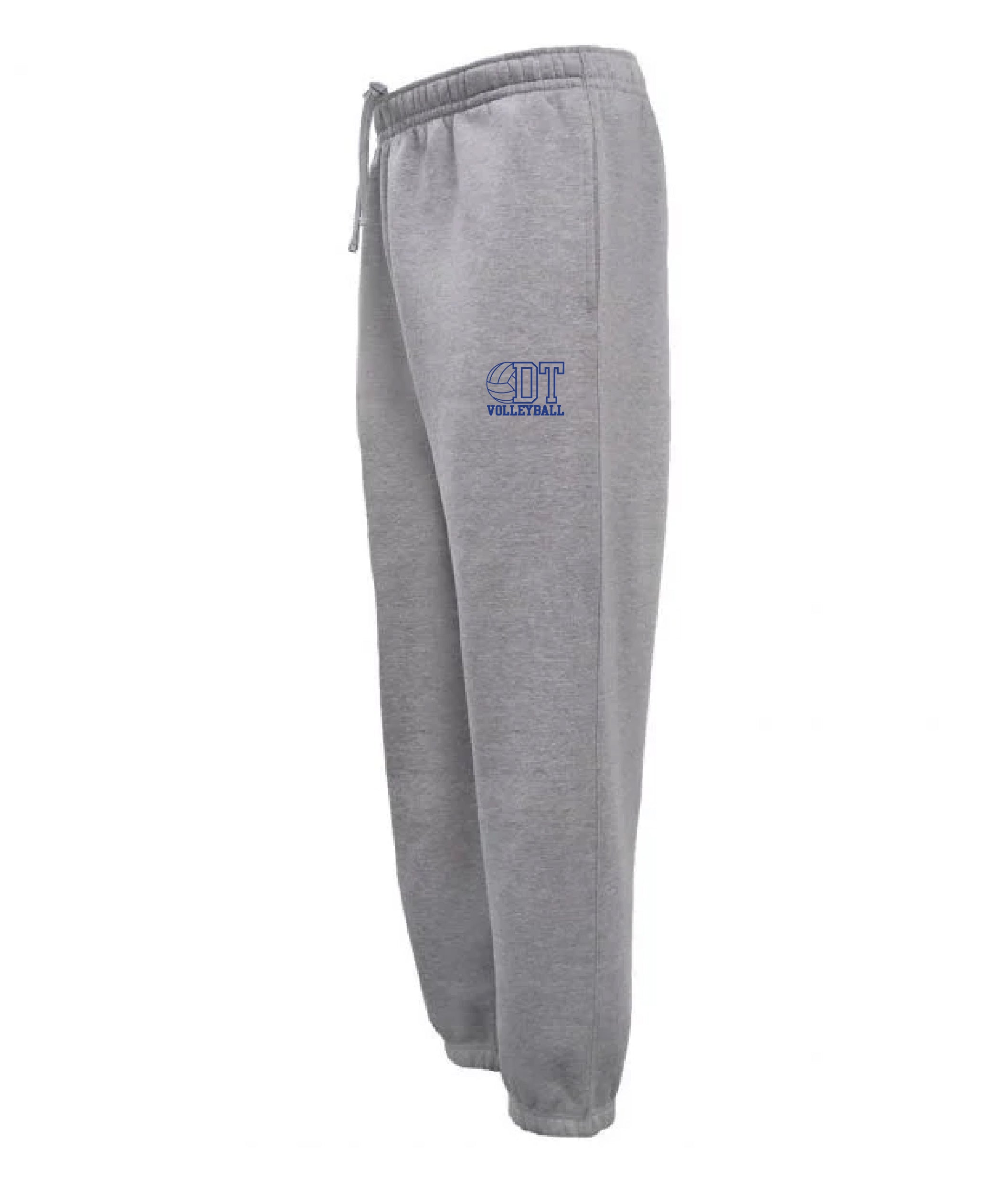 Delaware Township School District Volleyball - Adult Unisex Closed-Bottom Sweatpants