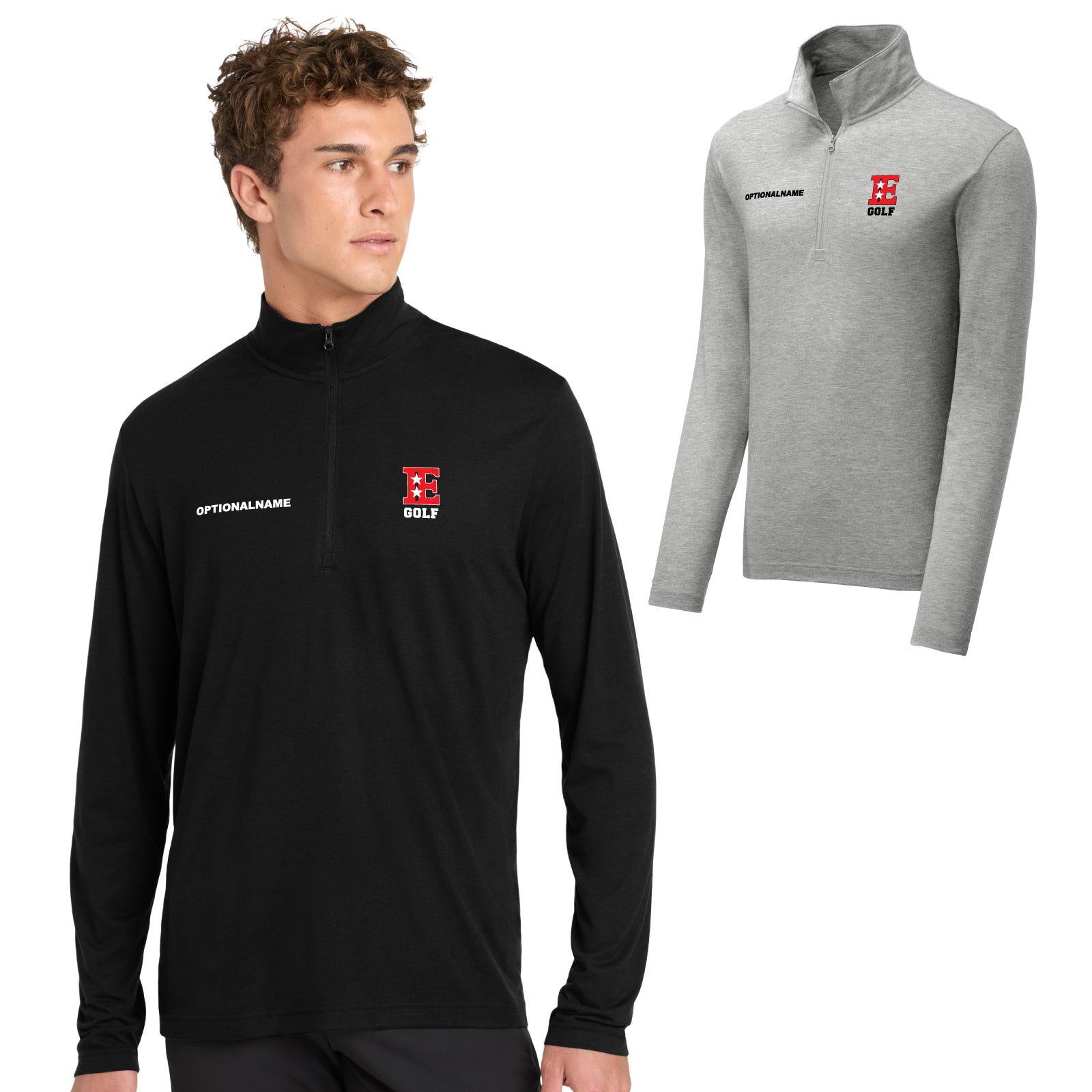 Elizabeth Golf - Sport-Tek® Men's / Women's PosiCharge® Tri-Blend Wicking Quarter-Zip Pullover