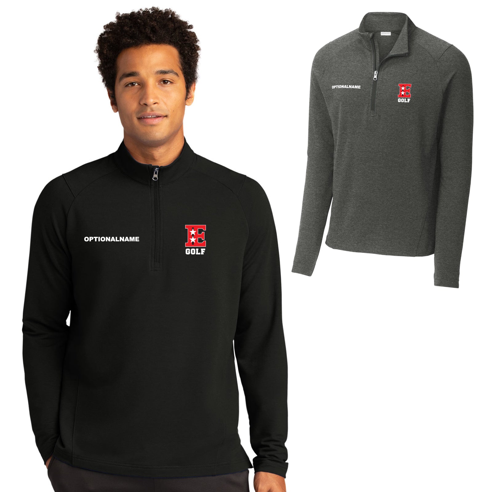 Elizabeth - Sport-Tek® Men's / Women's Sport-Wick® Flex Fleece Quarter-Zip Pullover