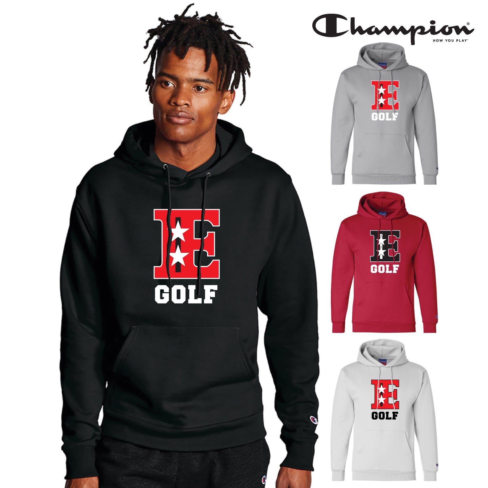 Elizabeth Golf - Champion® Hooded Sweatshirt
