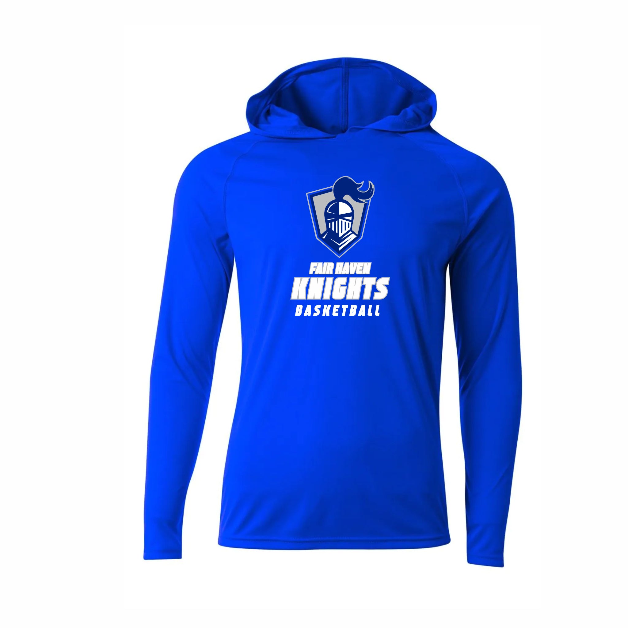 07. Fair Haven Basketball - Dri-Fit Long Sleeve Hoodie T-Shirt