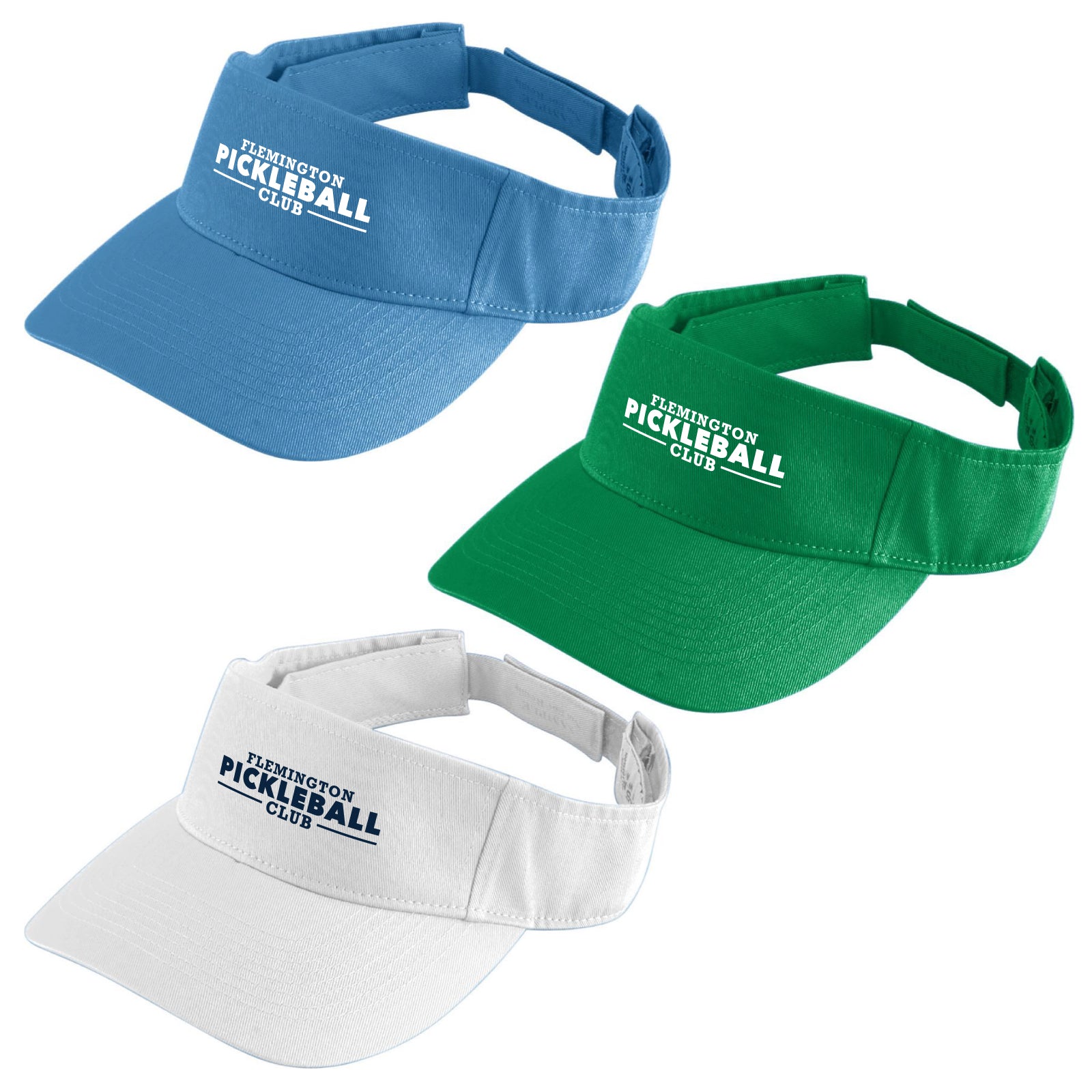 Flemington Pickleball Club - Embroidered Sport Twill Visor