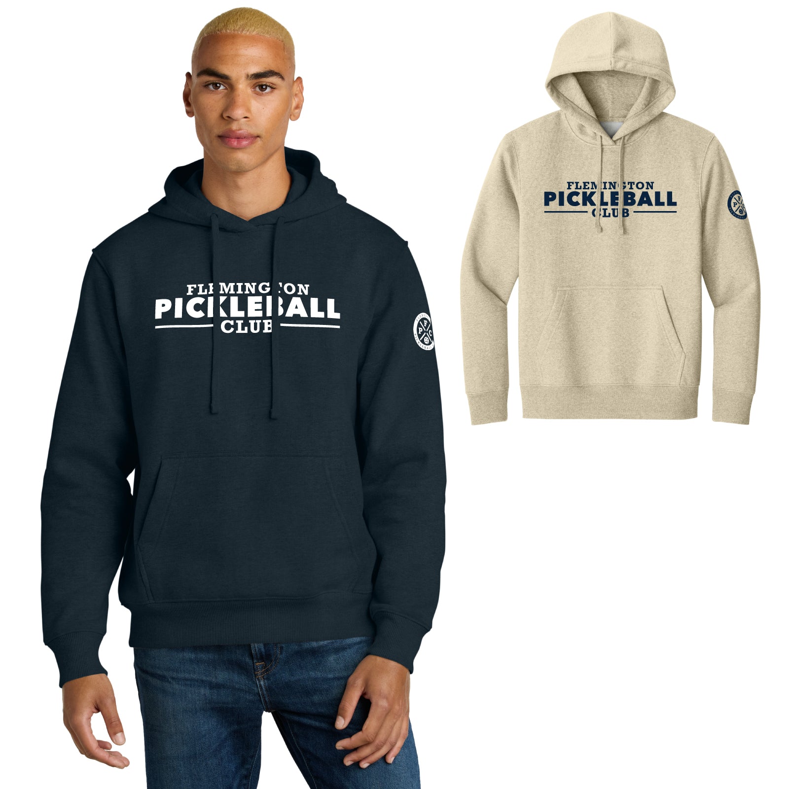 Flemington Pickleball Club - Adult Unisex Super Heavyweight Fleece Hoodie