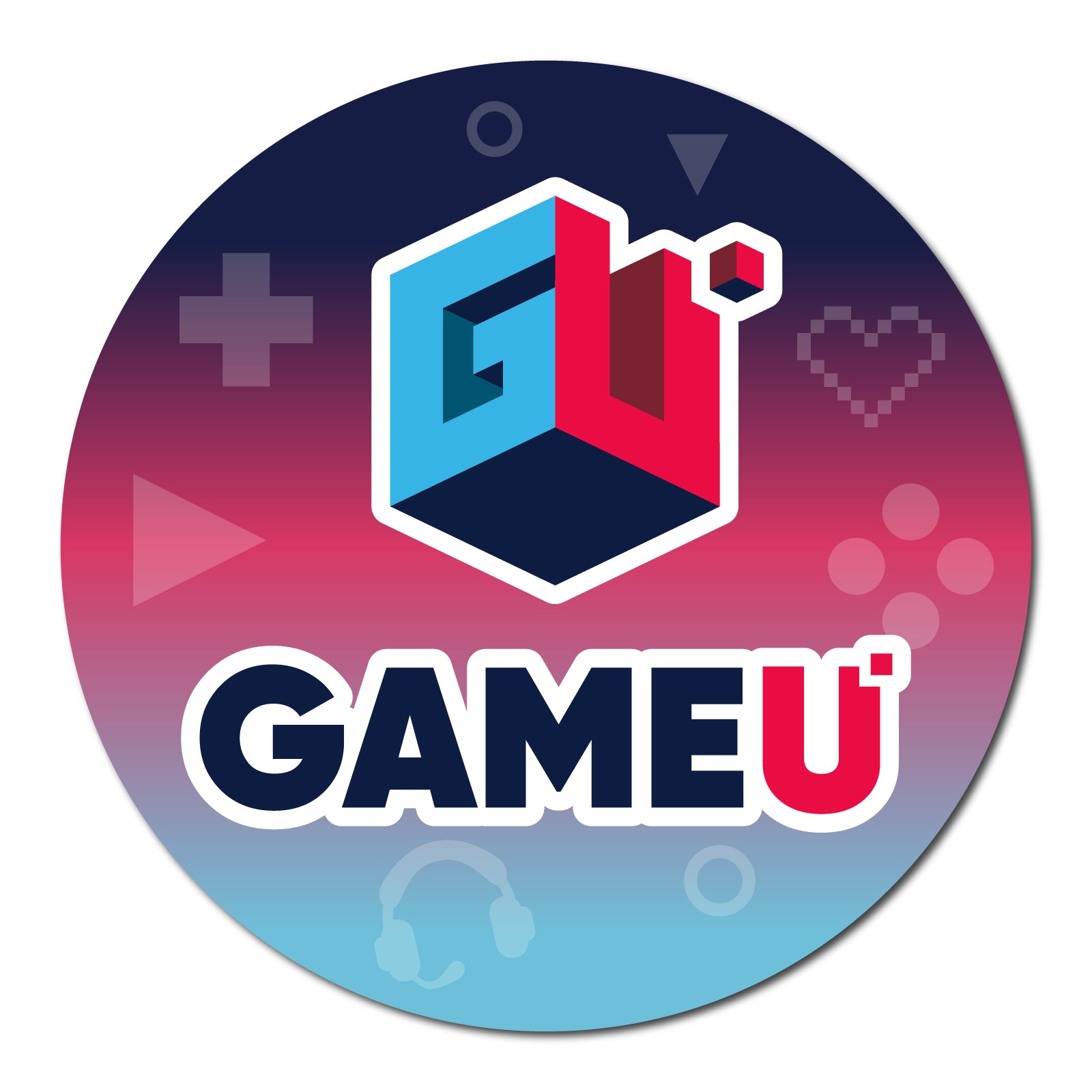 GameU Staff - Car Magnet