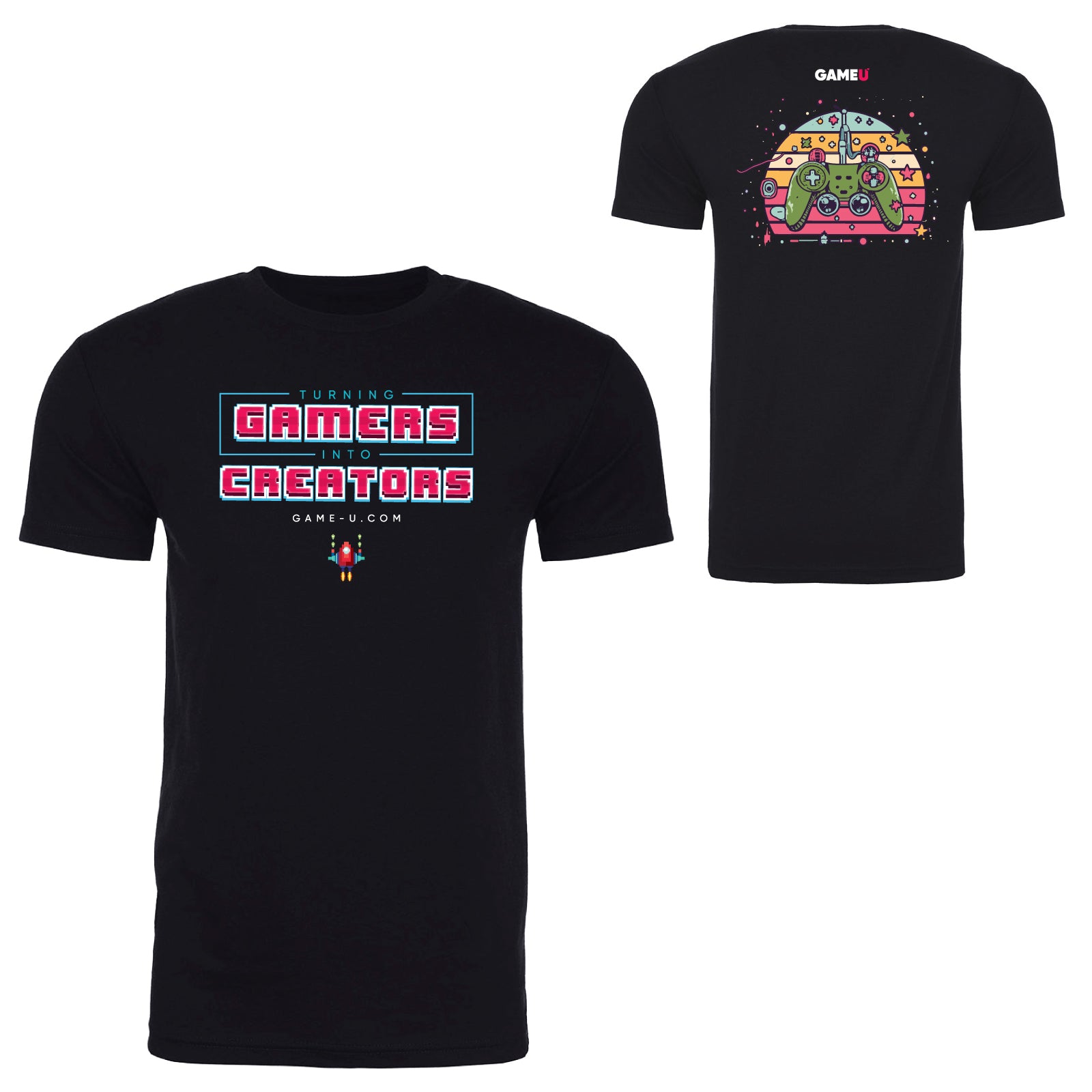 GameU Staff - Gamers Controller Short Sleeve Tee