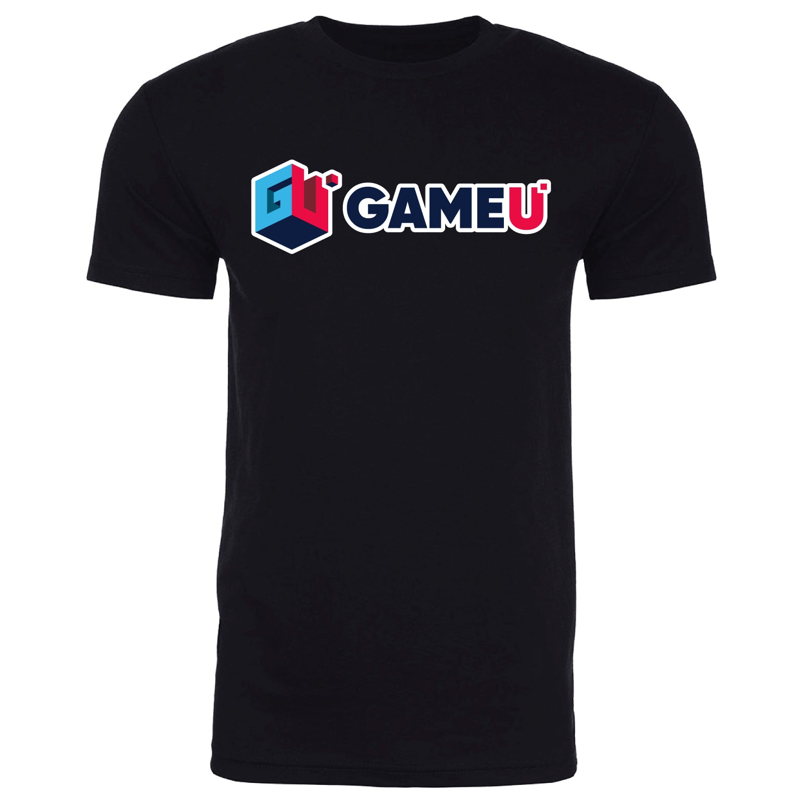 GameU Staff - MANDATORY Horizontal Original Logo Black Short Sleeve Tee