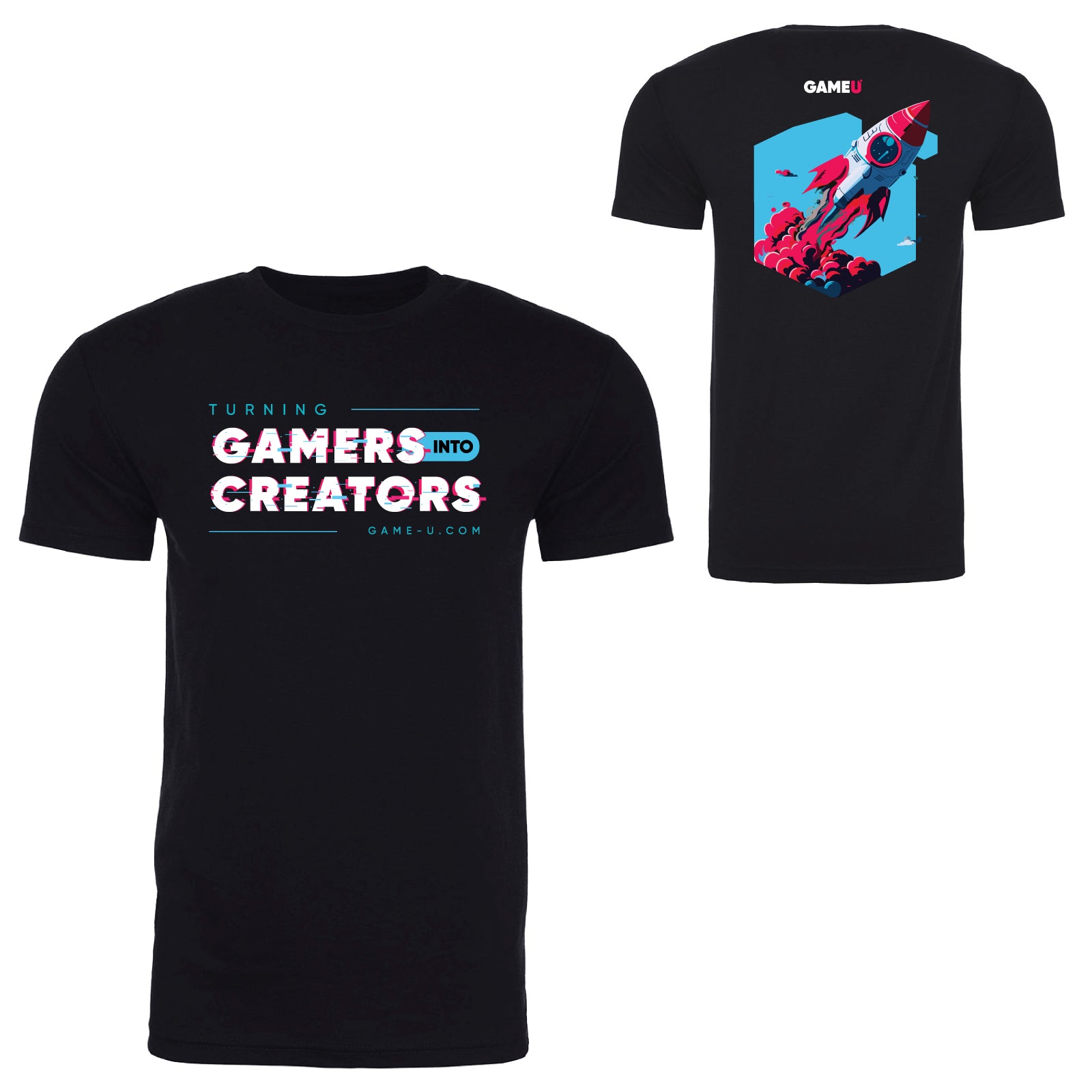 GameU Staff - Gamers Rocket Short Sleeve Tee