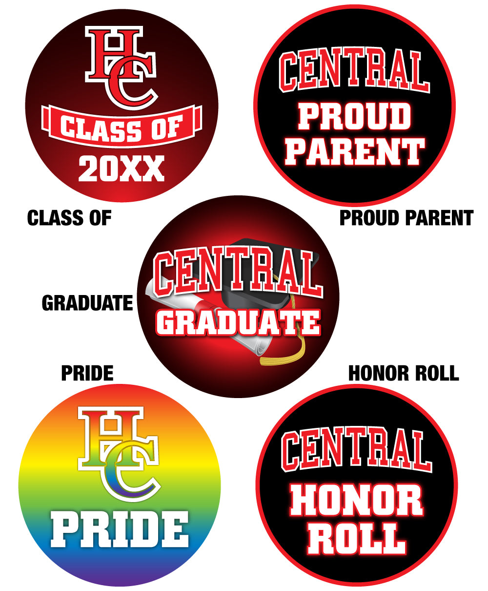 Hunterdon H.S. Car Magnet