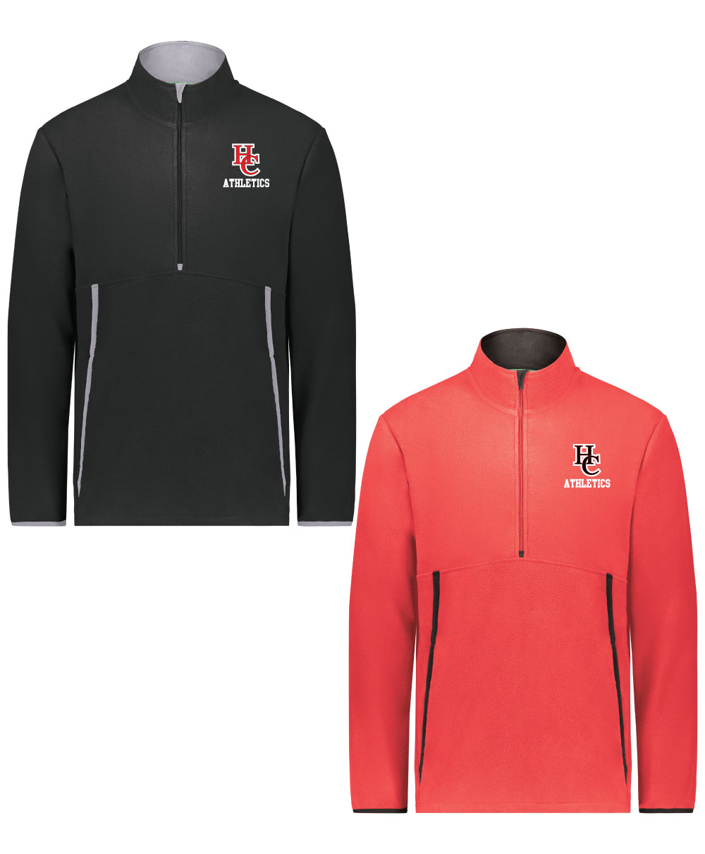 Hunterdon Central H.S. Athletics - Embroidered Adult Unisex Polar Fleece Quarter-Zip