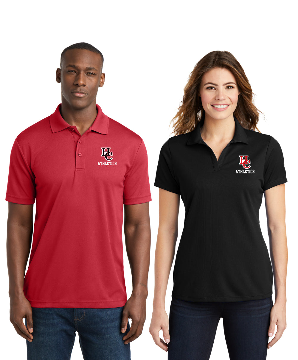 Hunterdon Central H.S. Athletics - Embroidered Men's/Women's Wicking RacerMesh® Polo
