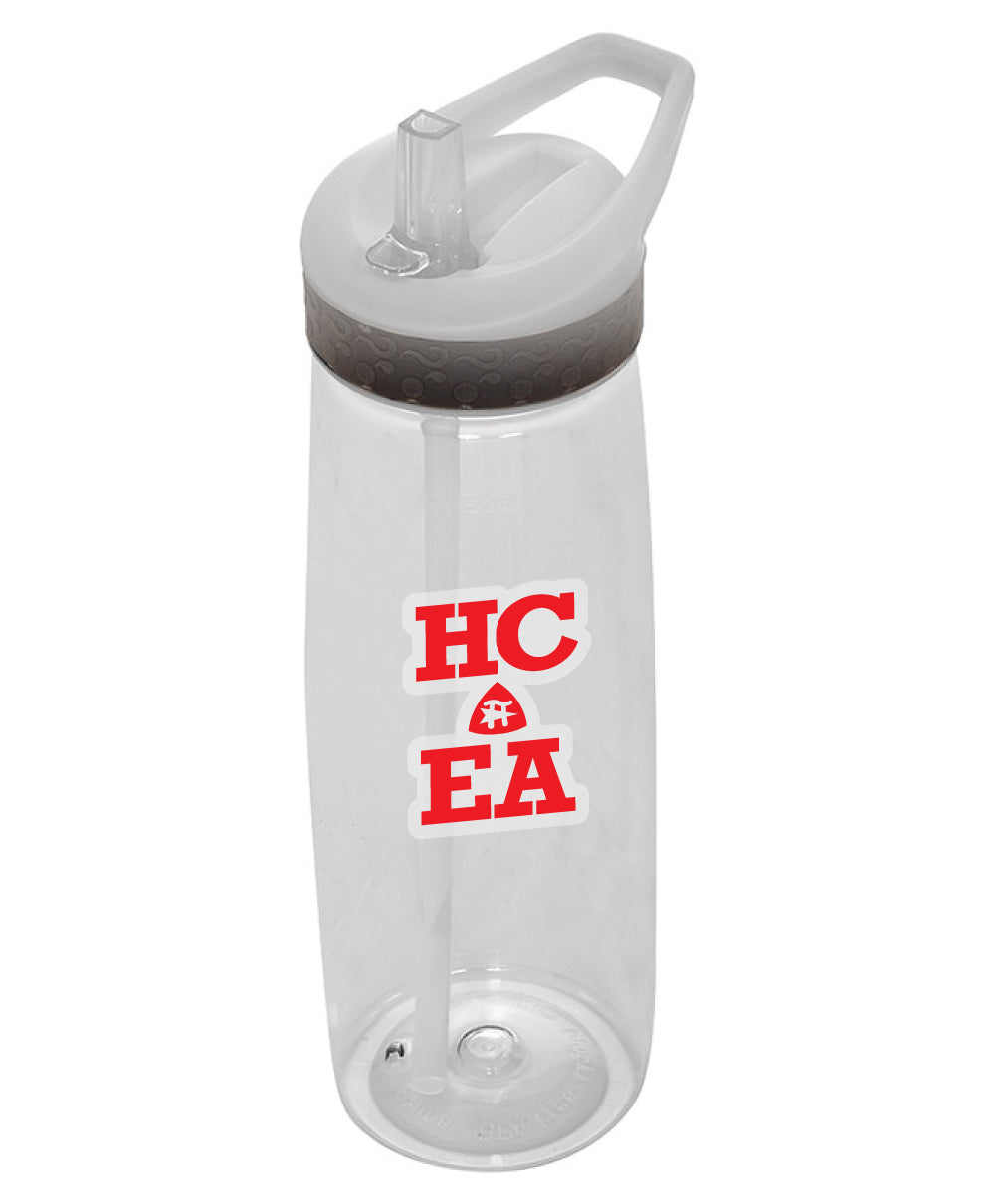 HCEA - 28oz Plastic Water Bottle with Flip Up Straw