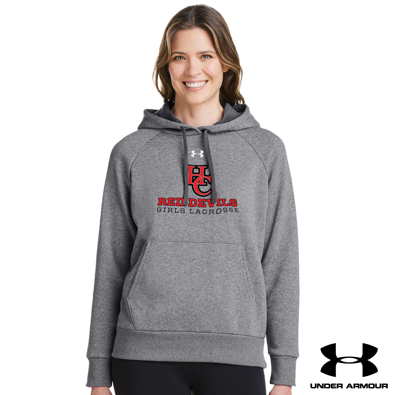 Hunterdon Central H.S. Girls Lacrosse Player Pack - Under Armour® Men's / Women's Rival Fleece Hooded Sweatshirt