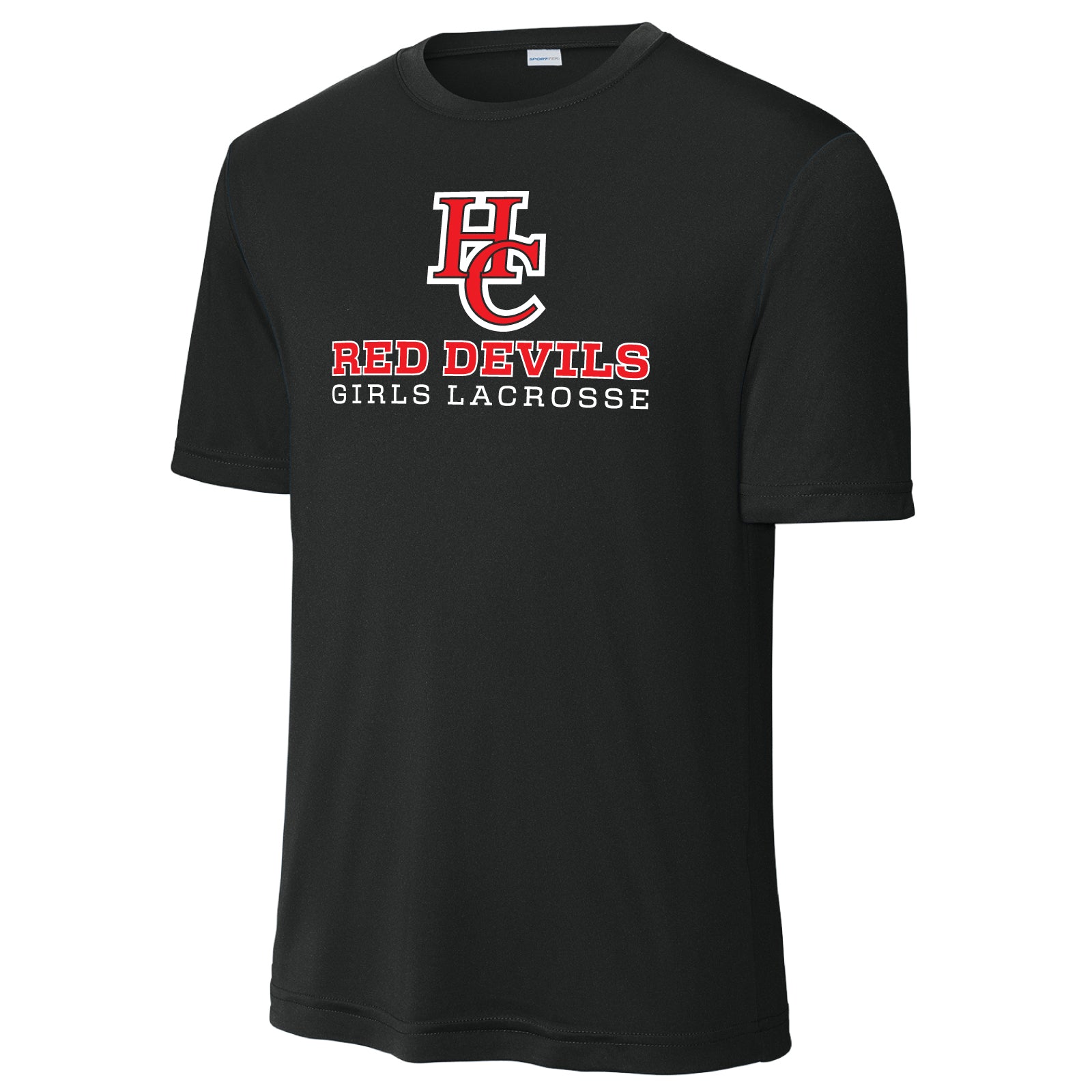 Hunterdon Central H.S. Girls Lacrosse Player Pack - Adult Unisex PosiCharge® Wicking Short Sleeve Tee